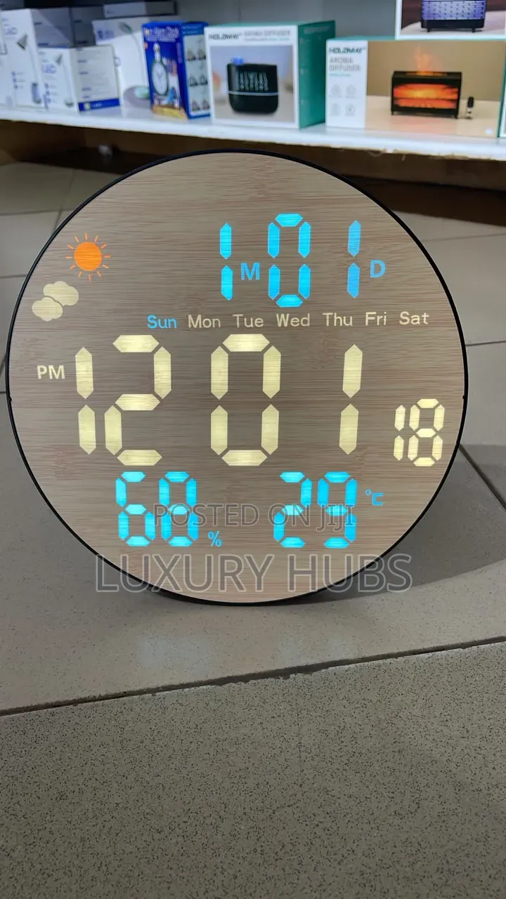 10"×10" Led Display Wall Clock