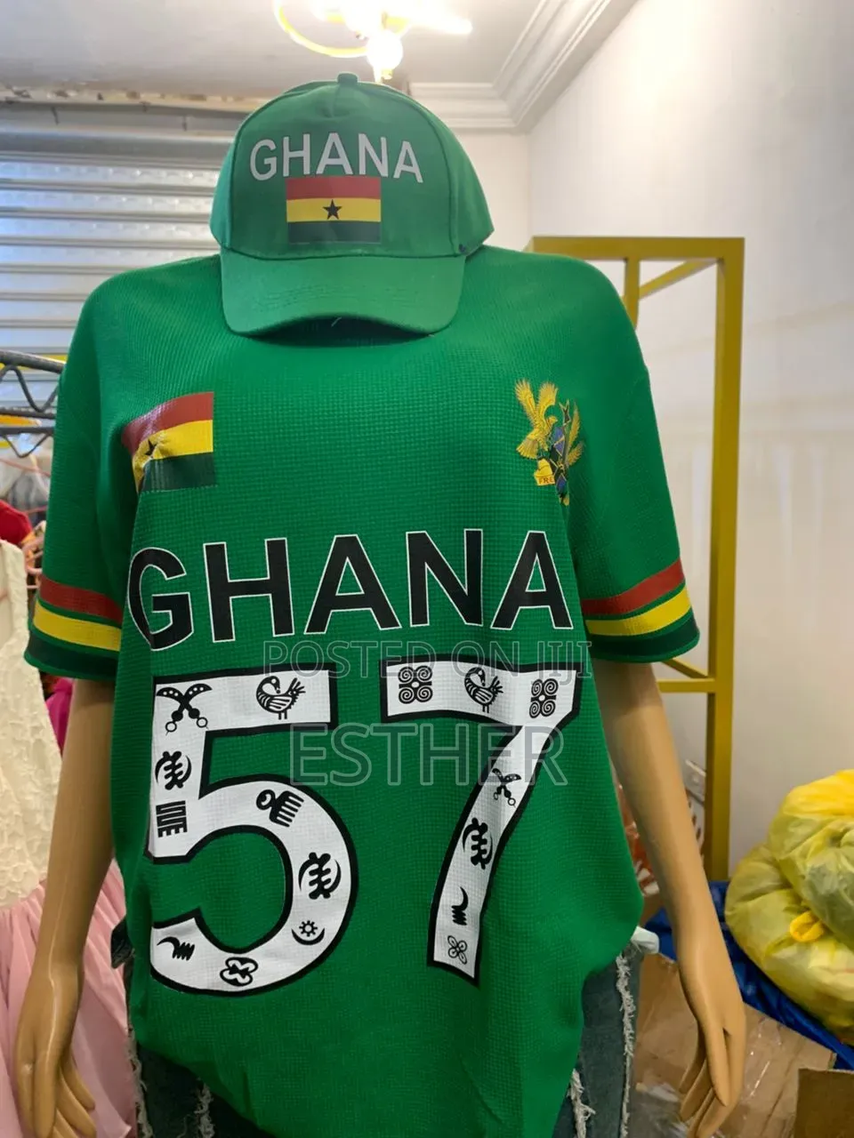 High Quality Ghana Jersey (Unisex)