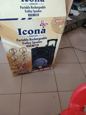 Icona Rechargeable Speaker 15 Inches