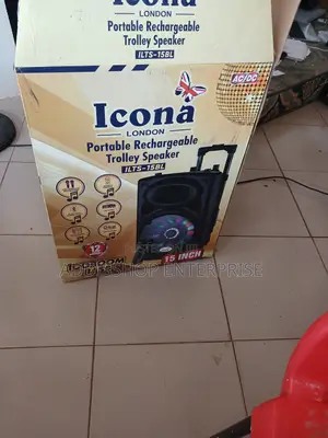 Icona Rechargeable Speaker 15 Inches