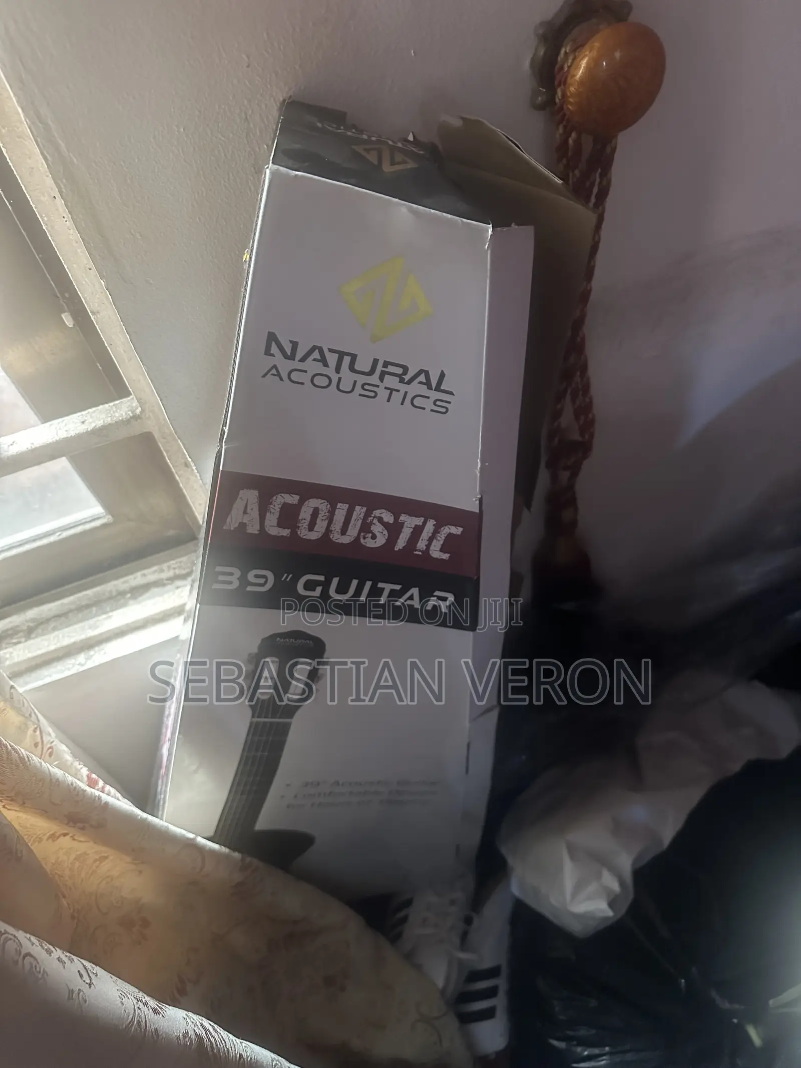 Natural Acoustic Guitar 39” Fresh in Box No Accessories