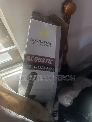 Natural Acoustic Guitar 39” Fresh in Box No Accessories