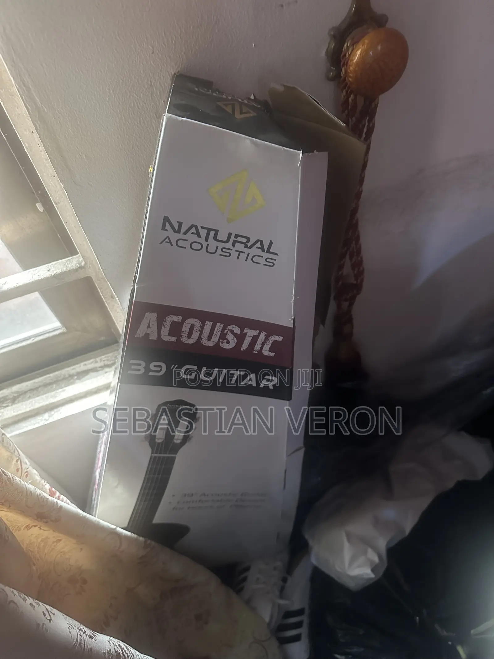 Natural Acoustic Guitar 39” Fresh in Box No Accessories