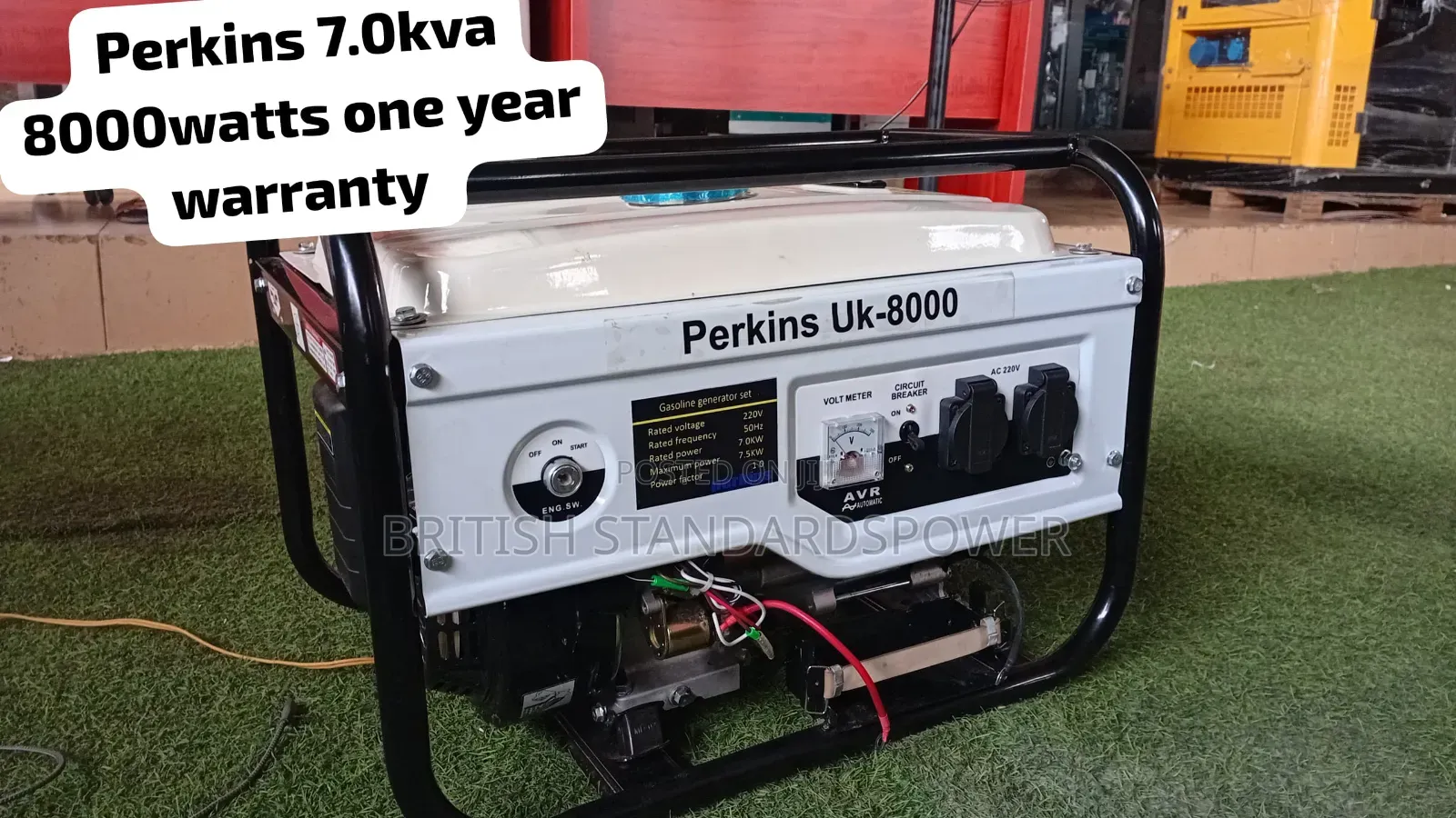Premium Perkins 8000w Generator – Ideal for Shops, Offices Homes