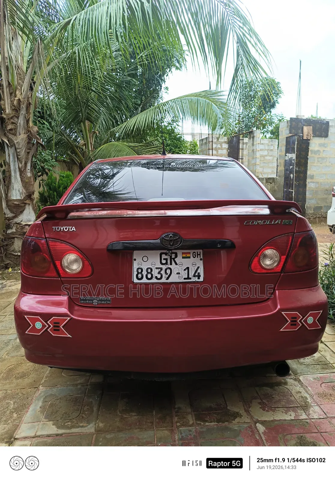 Toyota Corolla 2007 Red