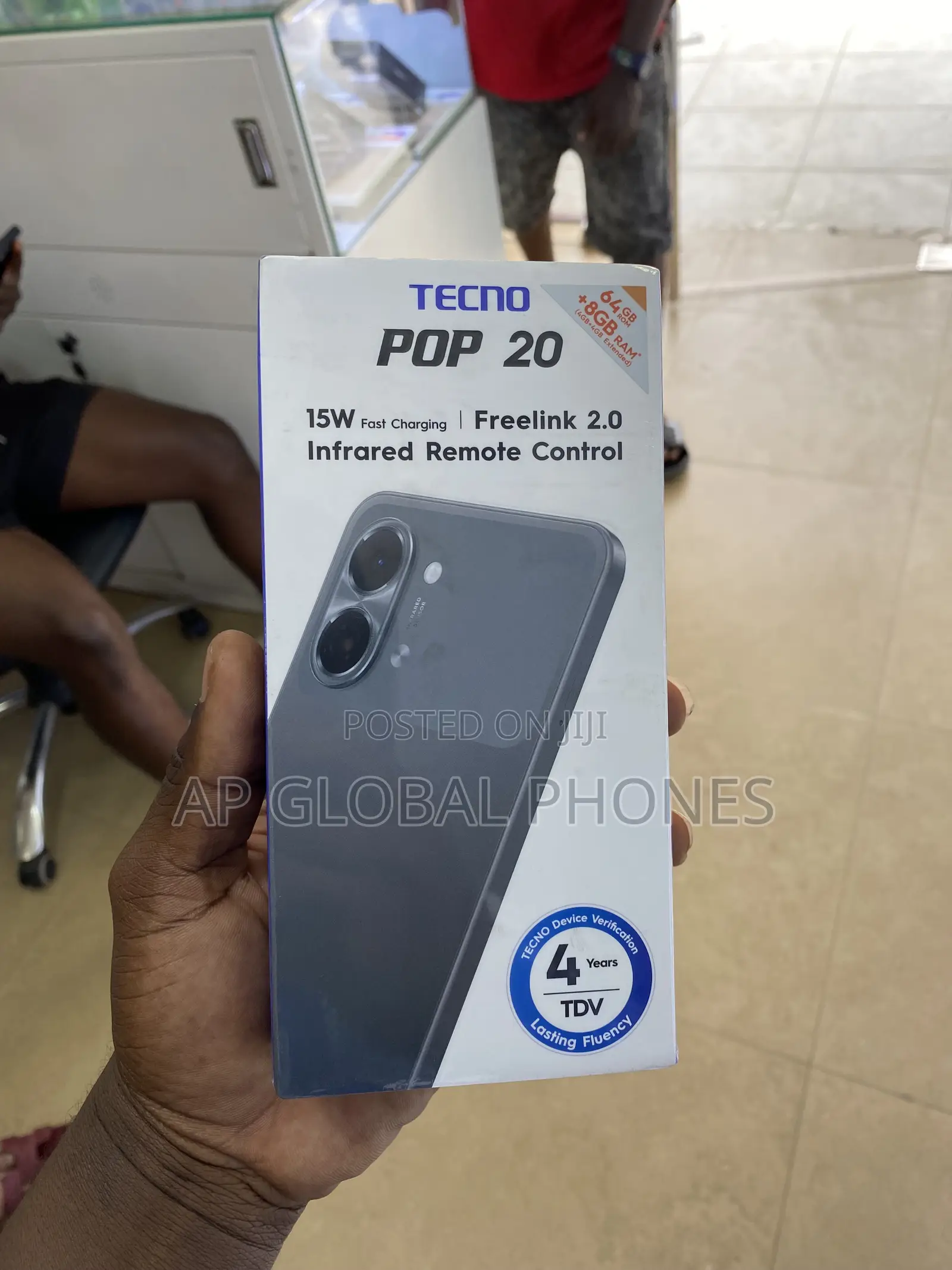 New Tecno Pop 20 64 GB Black