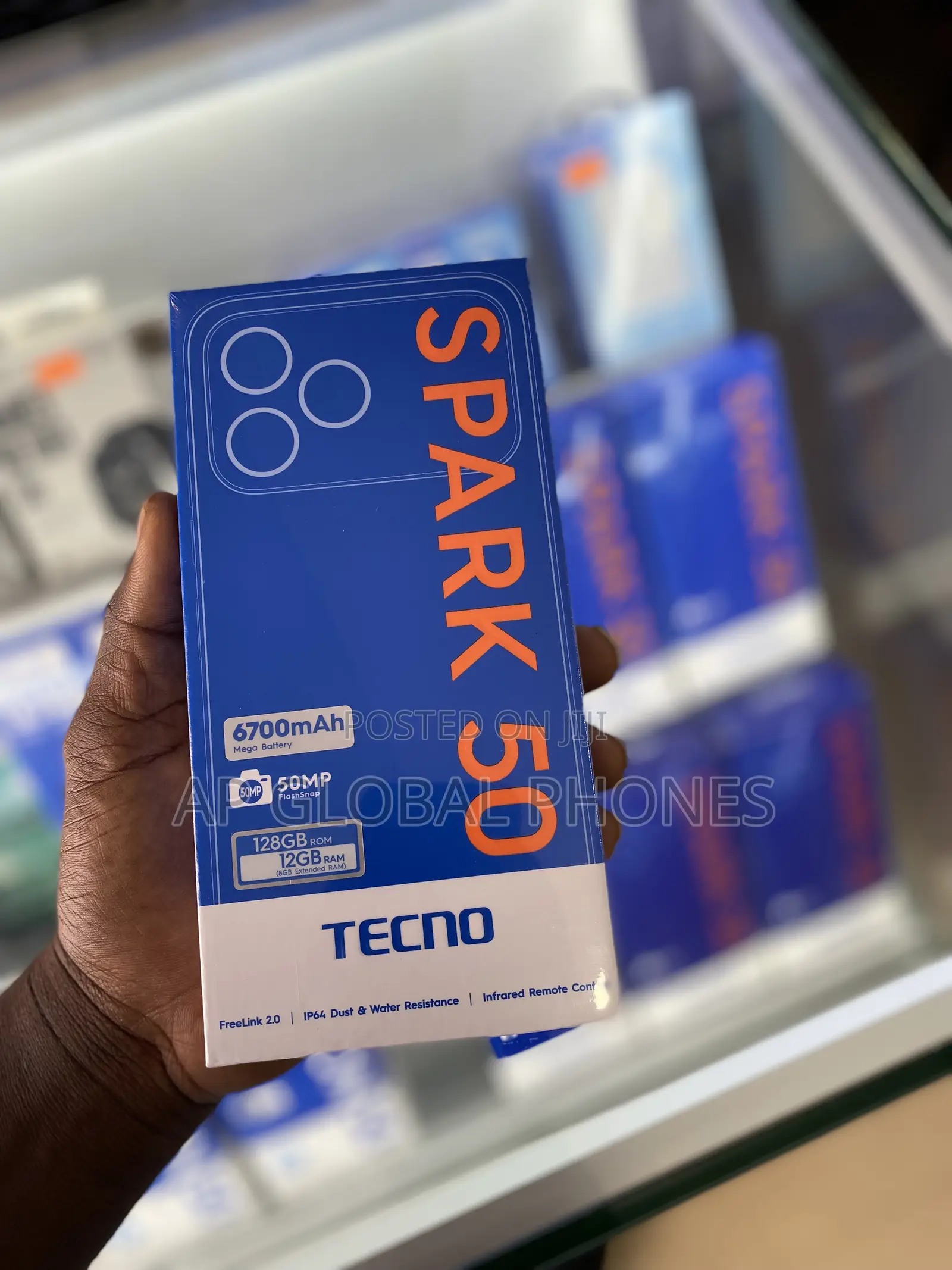 New Tecno Spark 50 128 GB Black
