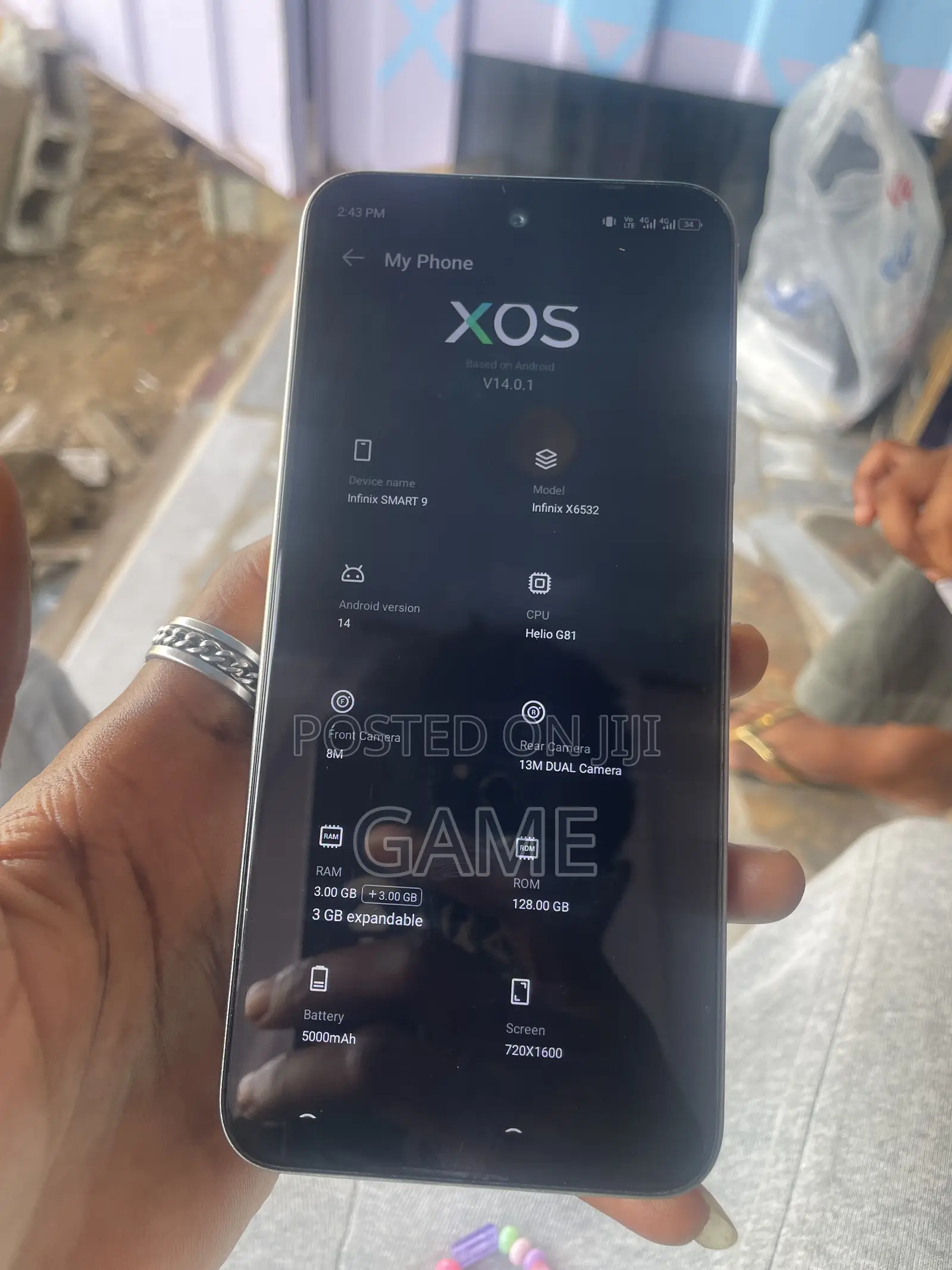 Infinix Smart 9 128 GB Silver
