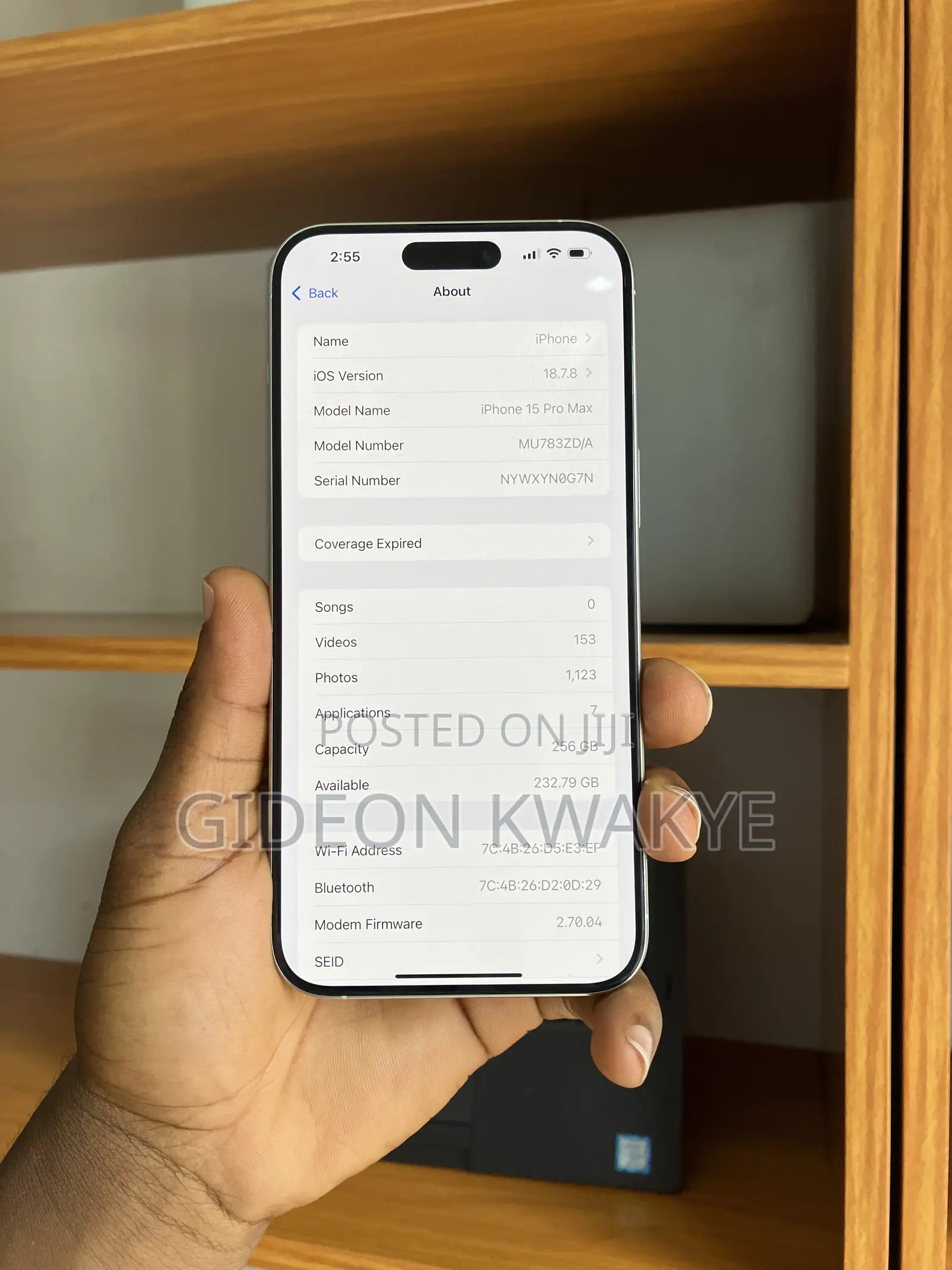 Apple iPhone 15 Pro Max 256 GB Silver