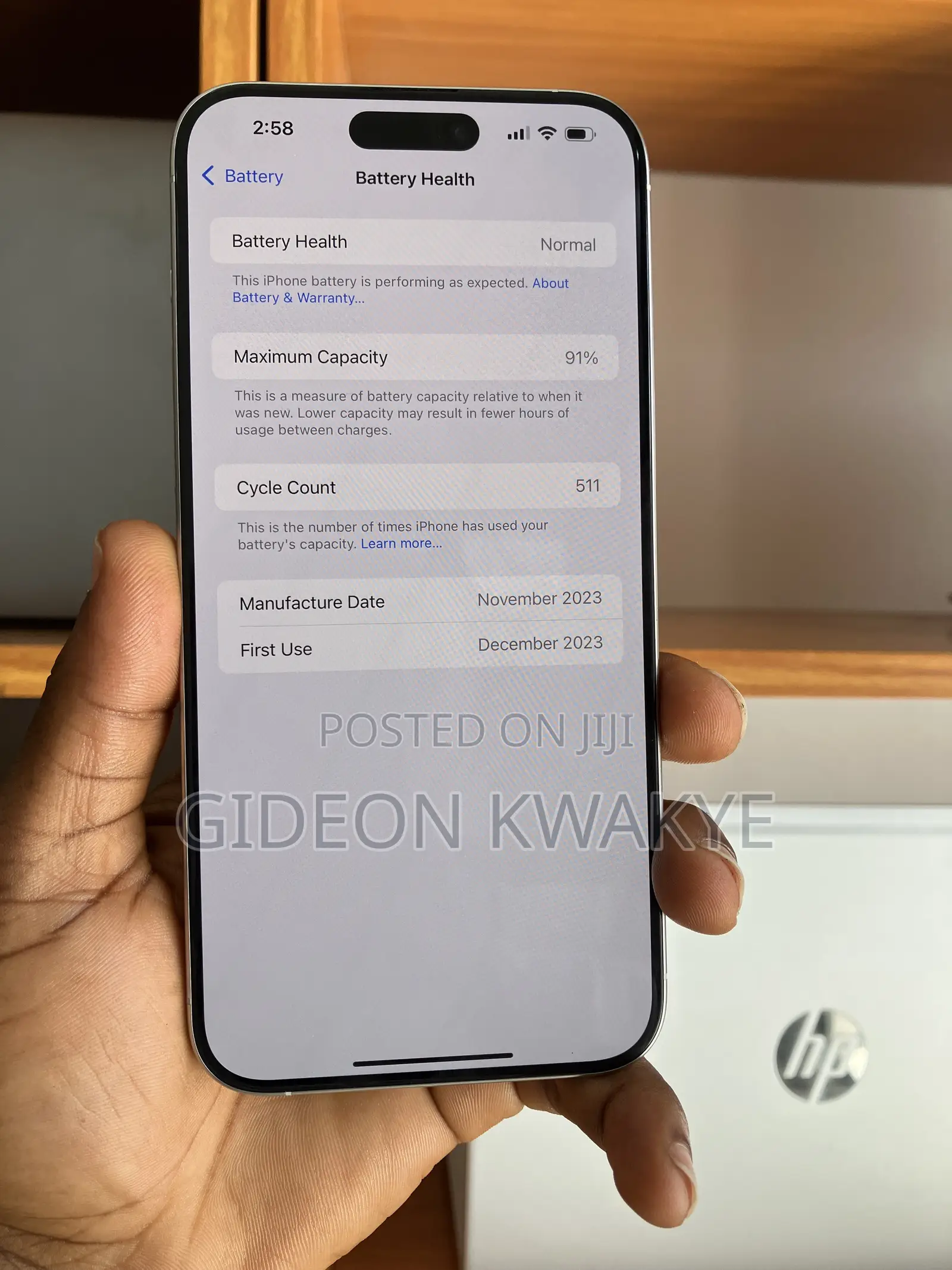 Apple iPhone 15 Pro Max 256 GB Silver