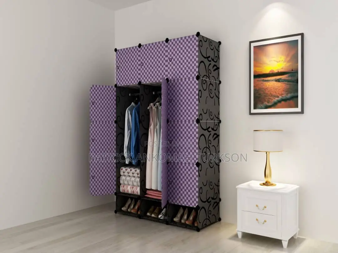 12 Cubes Plastic Wardrobe