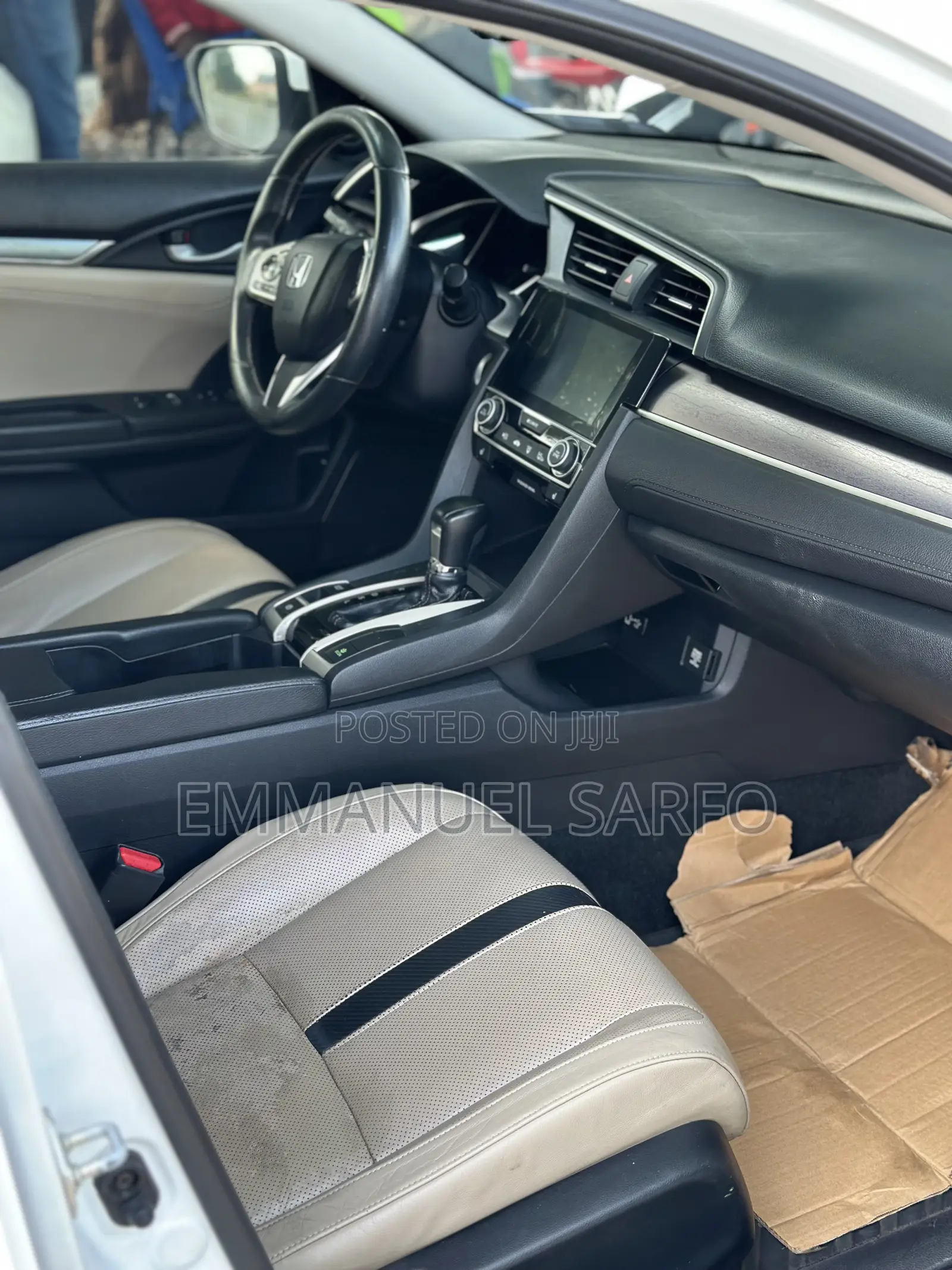 Honda Civic EX-L 4dr Sedan (1.5L 4cyl) 2017 White