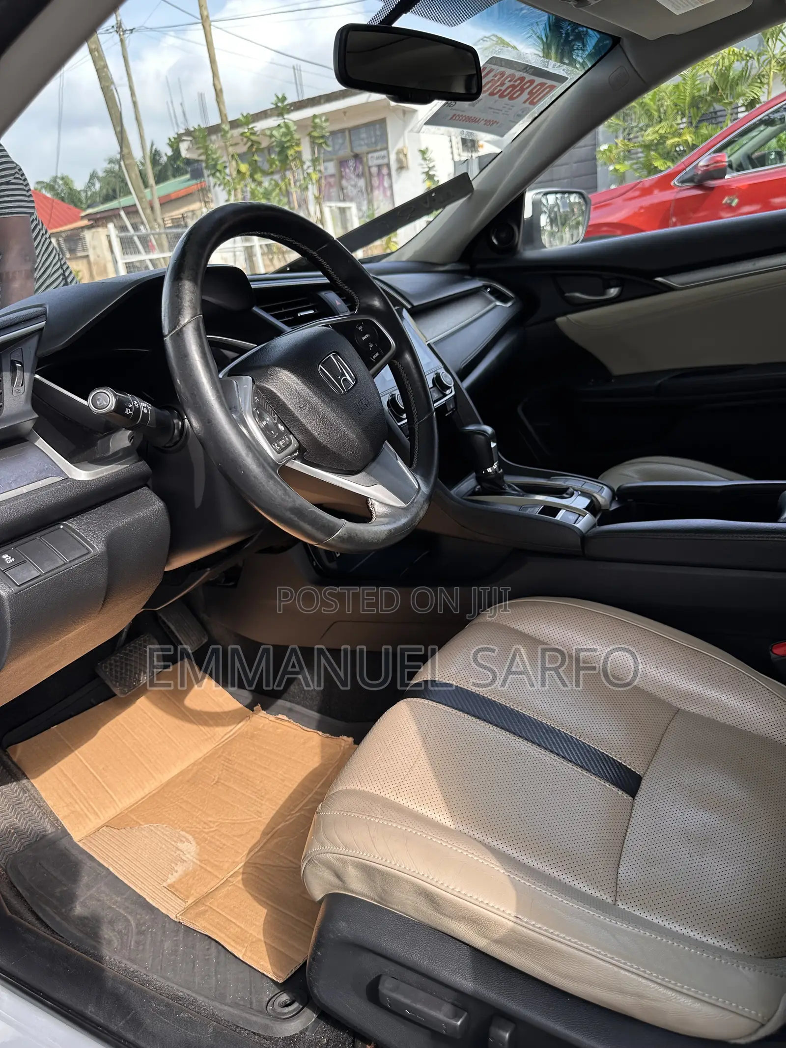Honda Civic EX-L 4dr Sedan (1.5L 4cyl) 2017 White