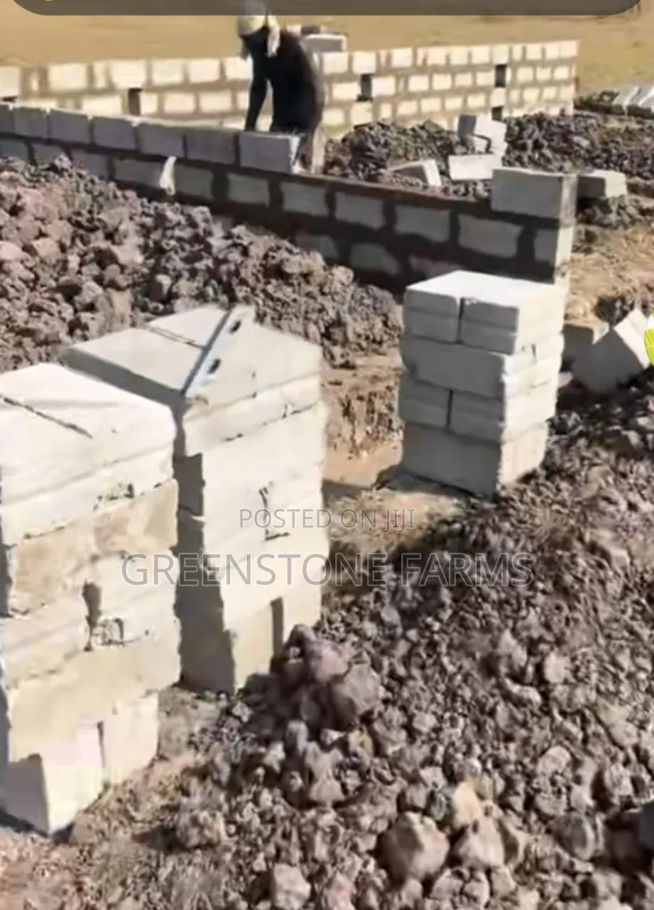 3 Plots Of Land With Footings By The Roadside Around Sege