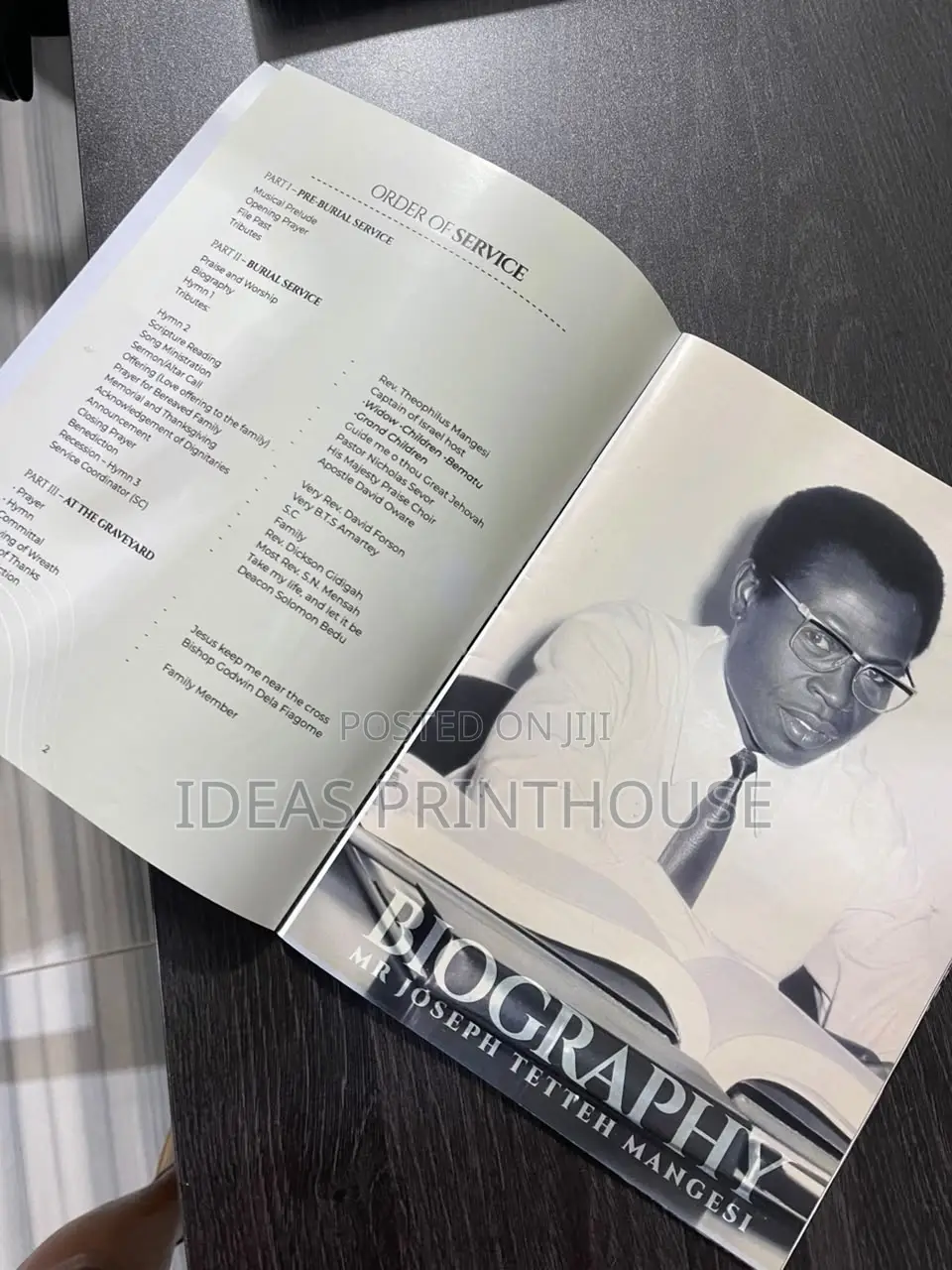 Funeral Program Brochures | Obituary Tribute Booklet Printing