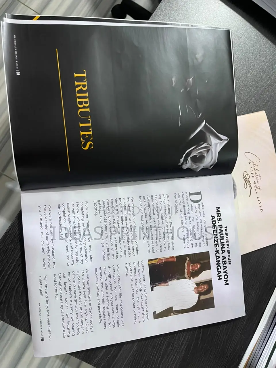 Funeral Program Brochures | Obituary Tribute Booklet Printing
