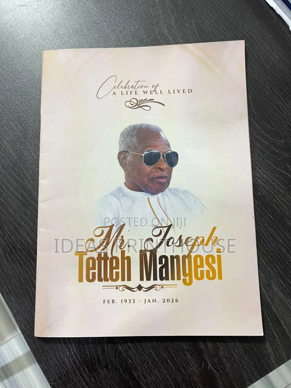 Funeral Program Brochures | Obituary Tribute Booklet Printing
