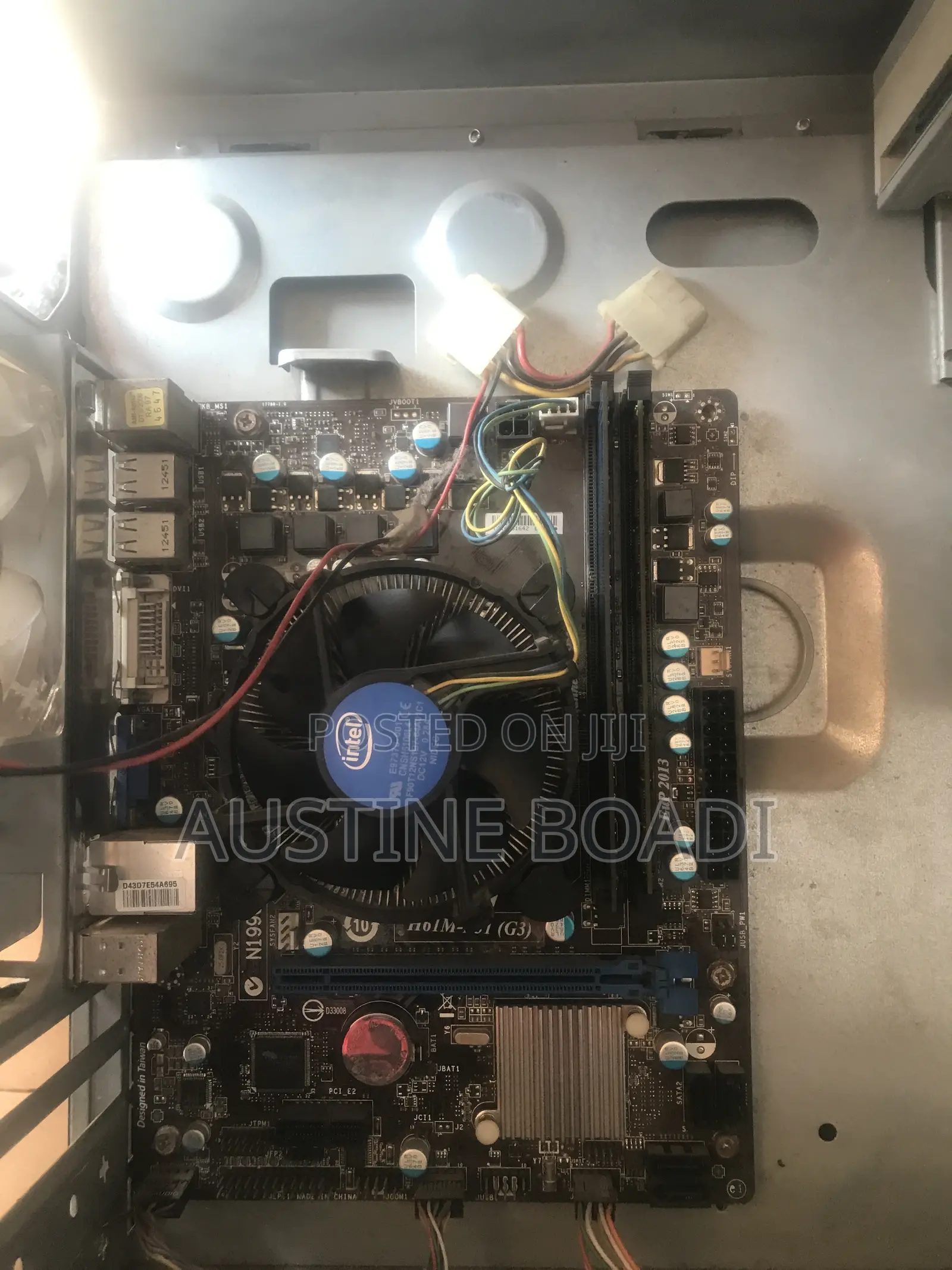 Intel Core I5 3rd Gen Msi H61m-P31(G3)+8 Gb Ram+Cpu Heat Sink+The Case