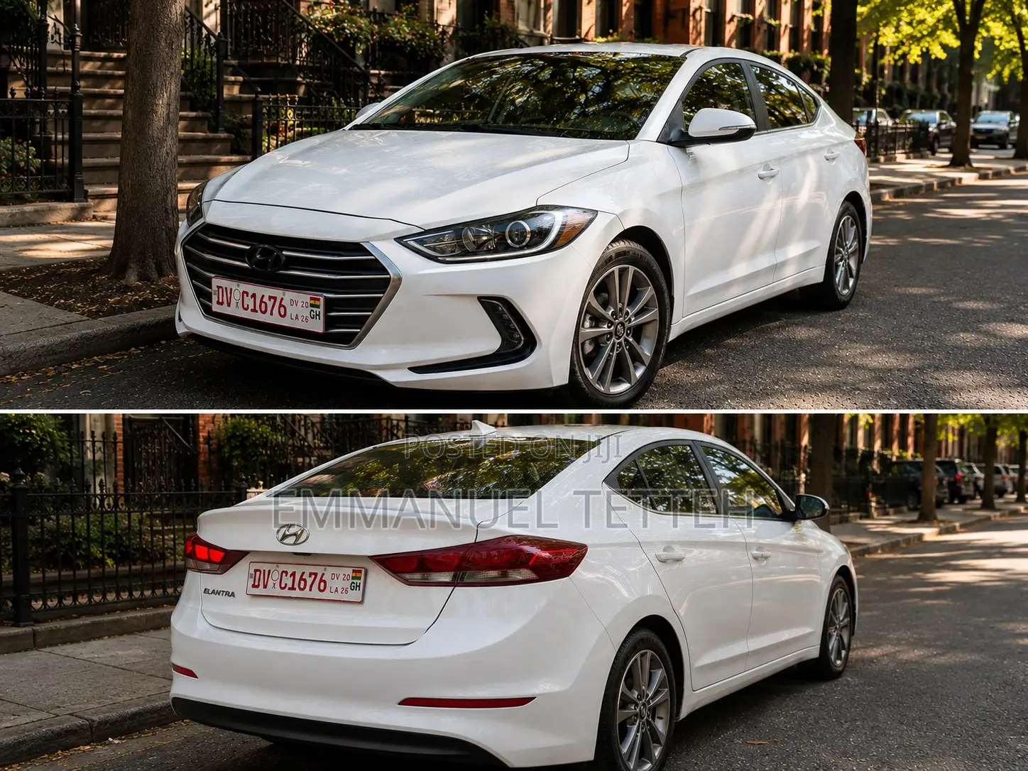 Hyundai Elantra Value Edition Sedan FWD (2.0L 4cyl 6A) 2017 White