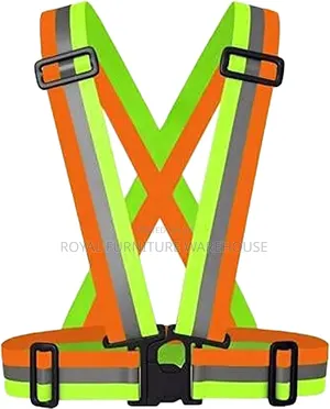 Elastic Straps (High-visibility Tricolor Reflective Safety Cross Belt)