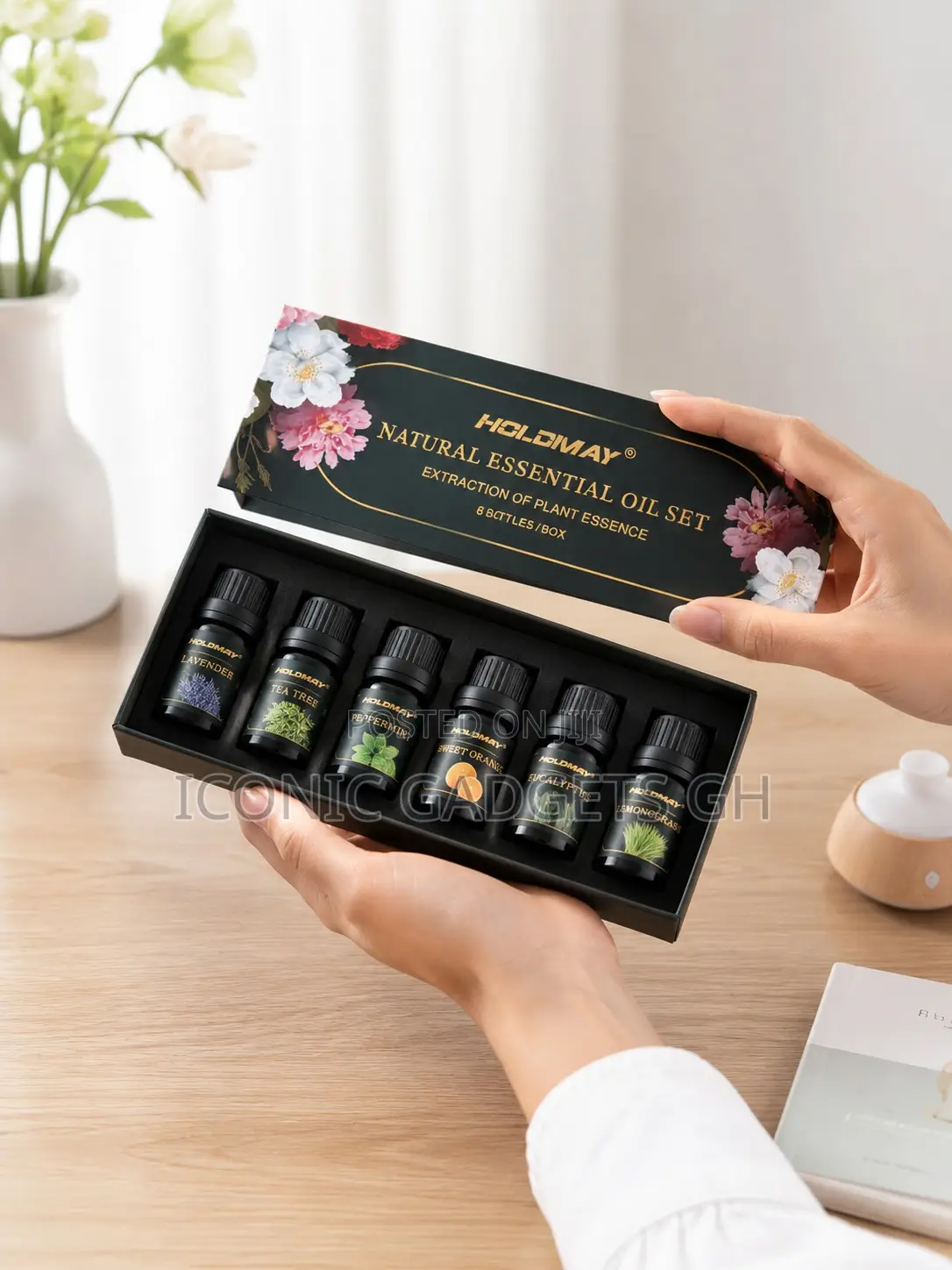 Natural Essential Oil Set – 6 Bottles