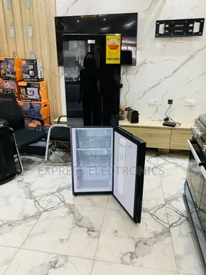 Hot  Deals on Nasco 196l Double Door Black Fridge