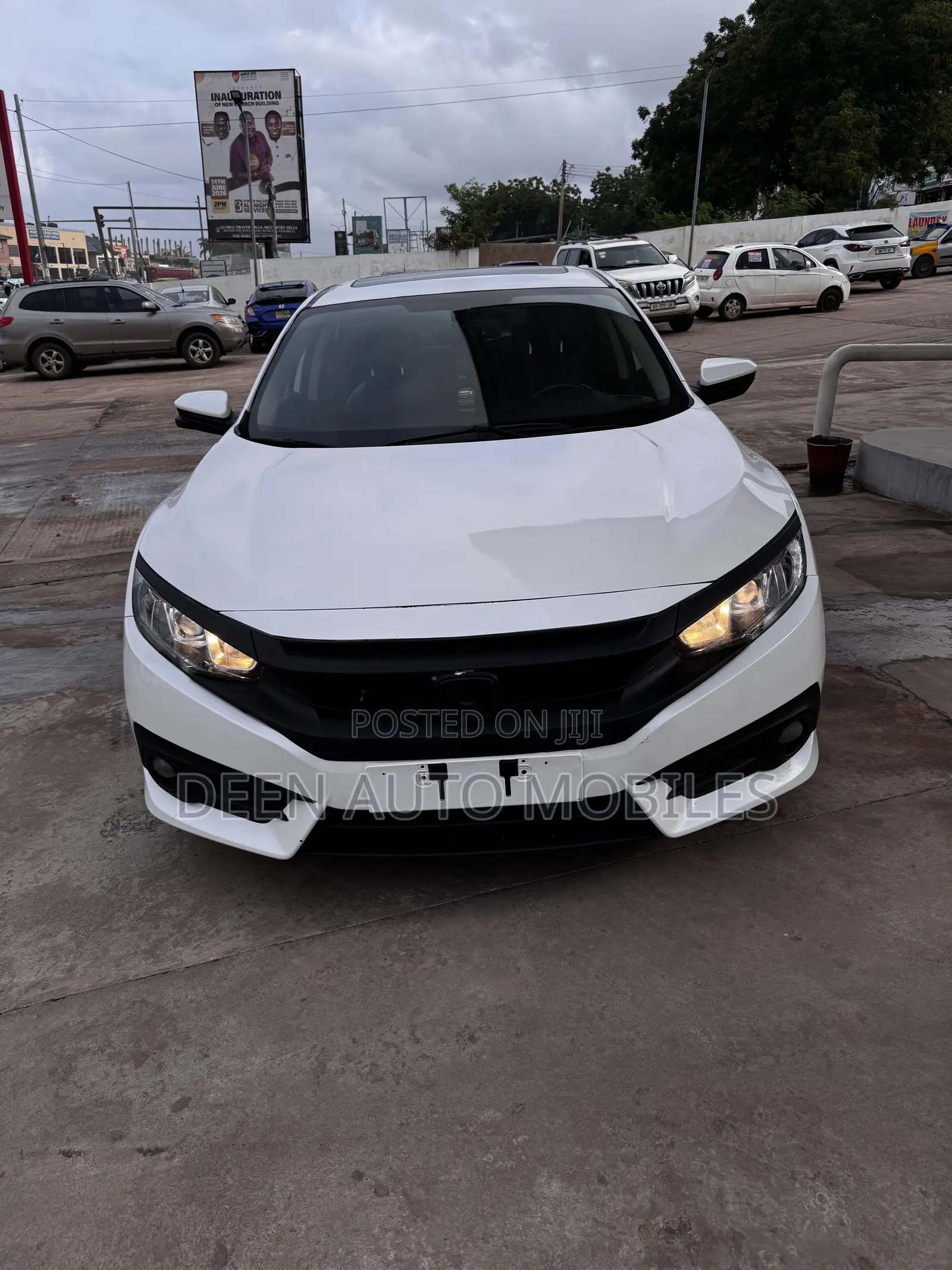 Honda Civic EX-L Sedan 2018 White