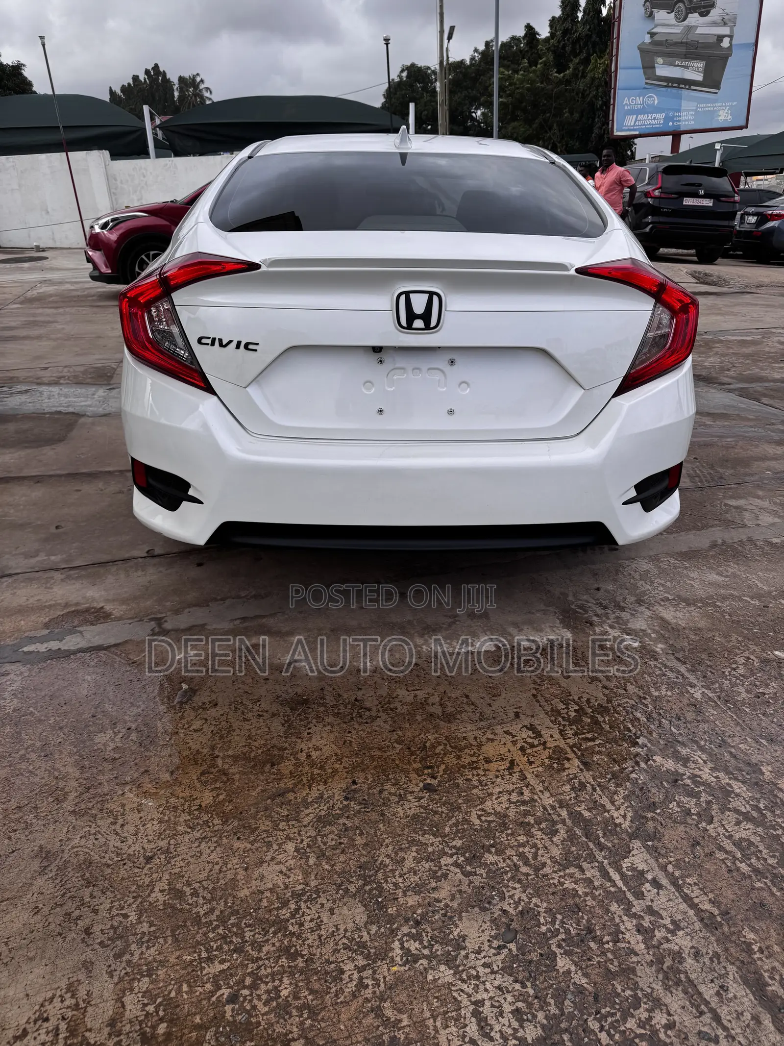 Honda Civic EX-L Sedan 2018 White