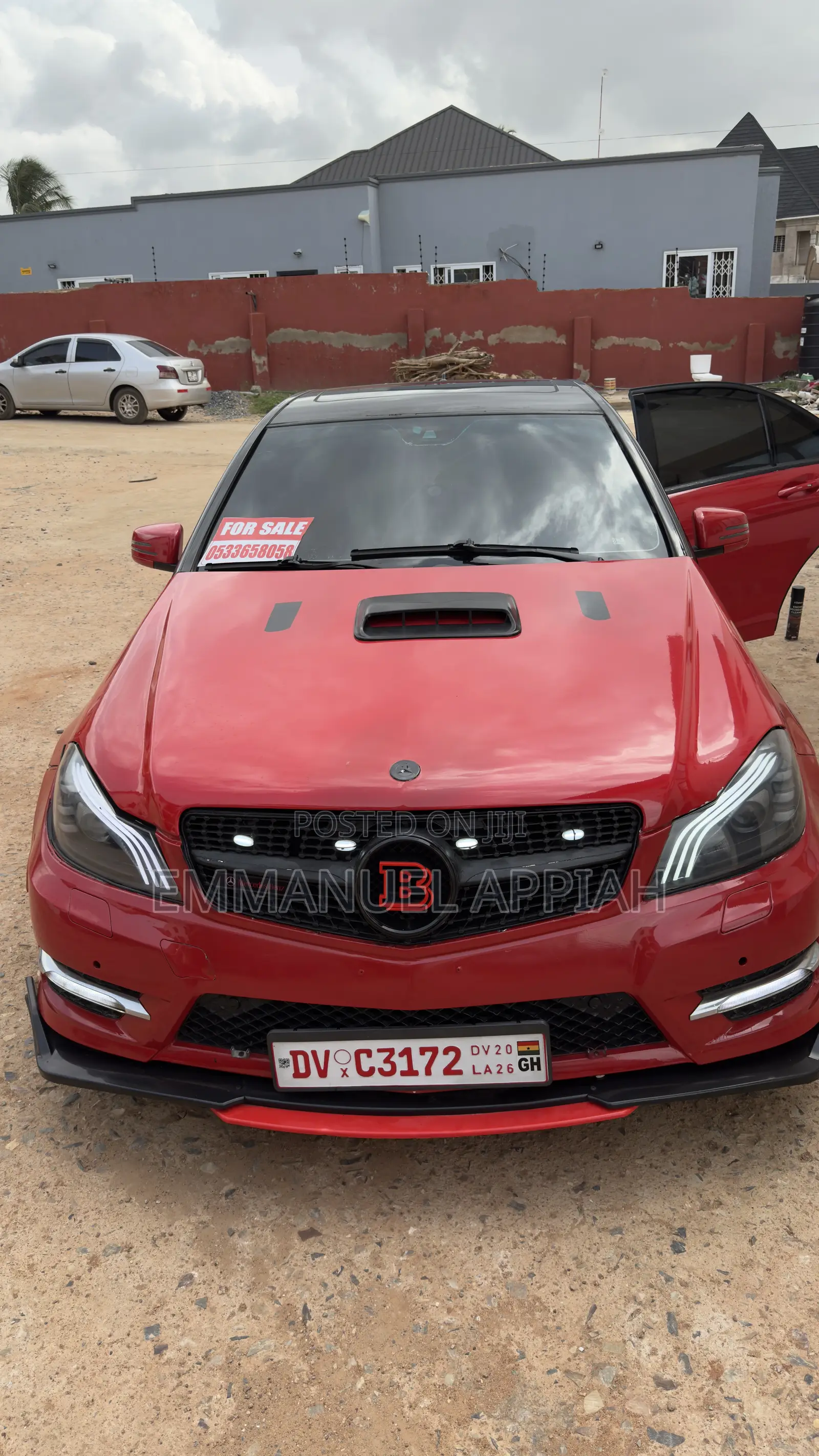 Mercedes-Benz C250 2014 Red