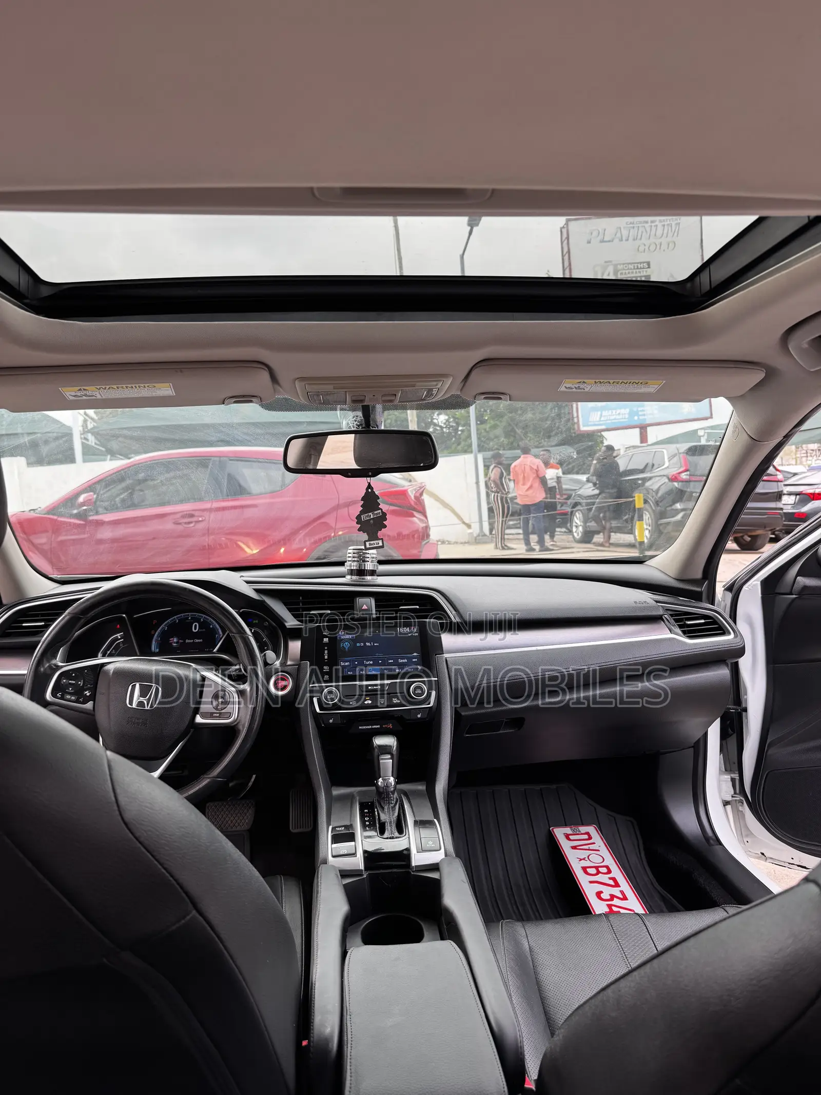 Honda Civic EX-L Sedan 2018 White