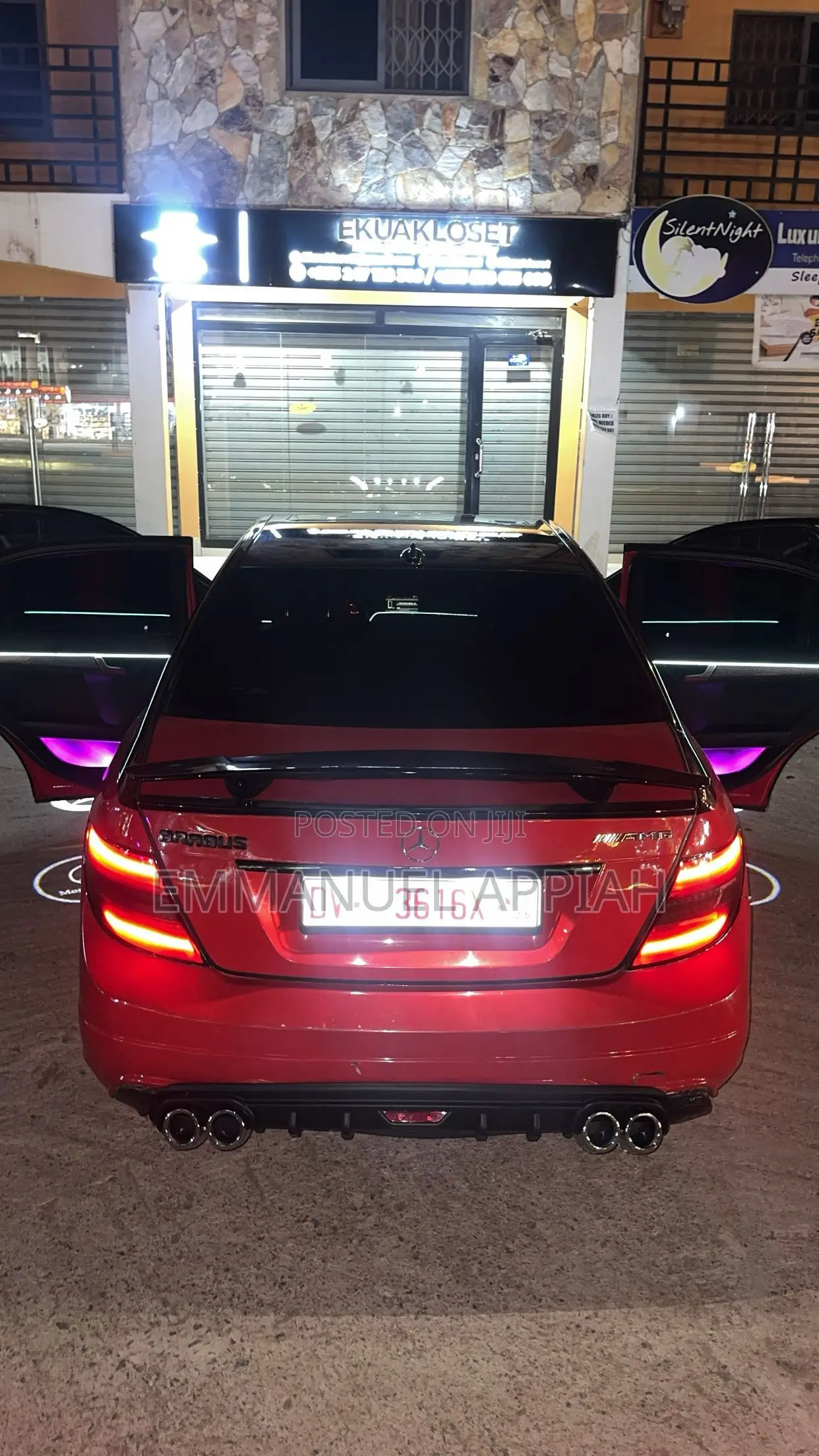 Mercedes-Benz C250 2014 Red
