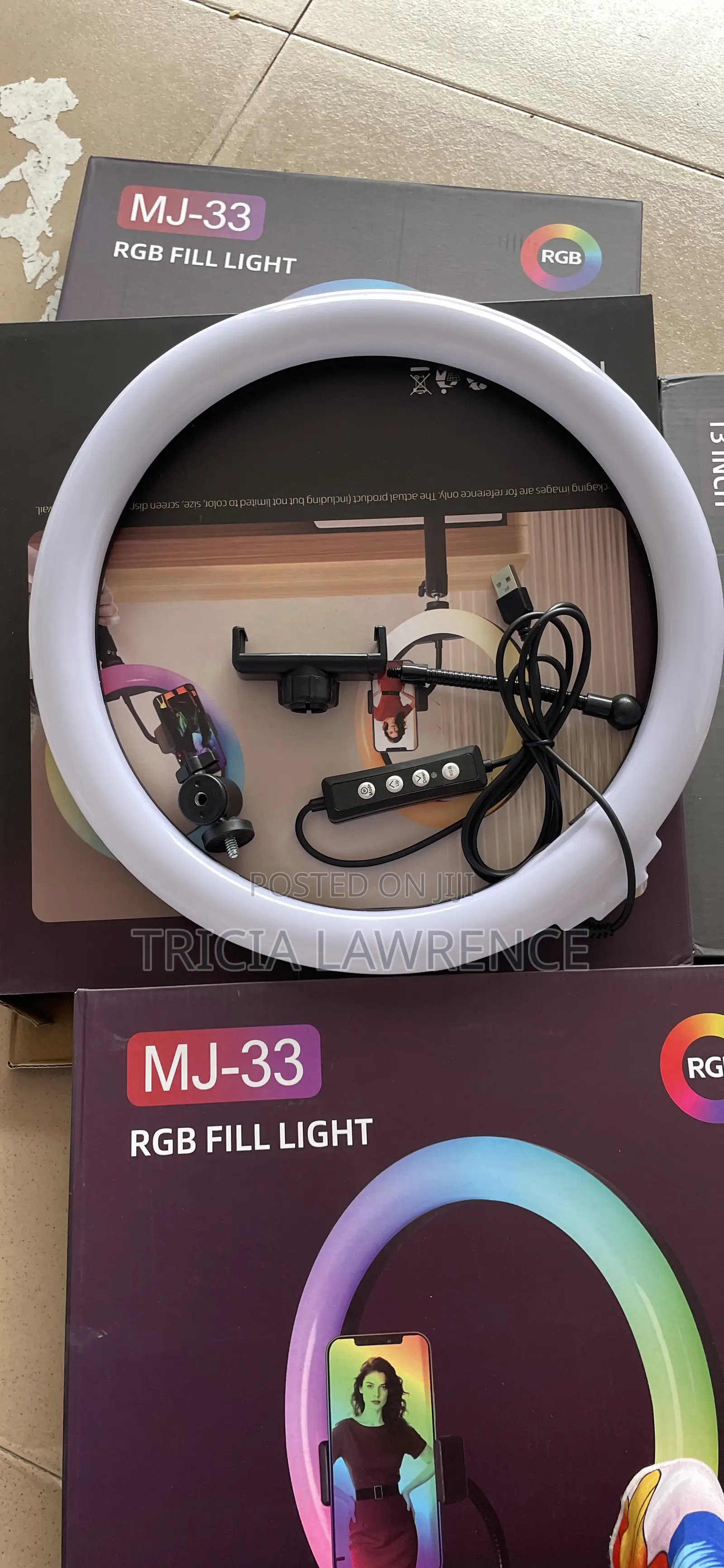 13” Rgb Ringlight
