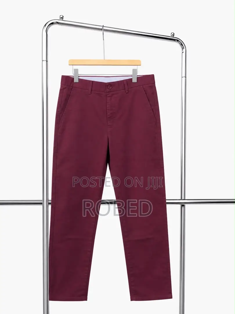 None Stretch Khaki Trousers