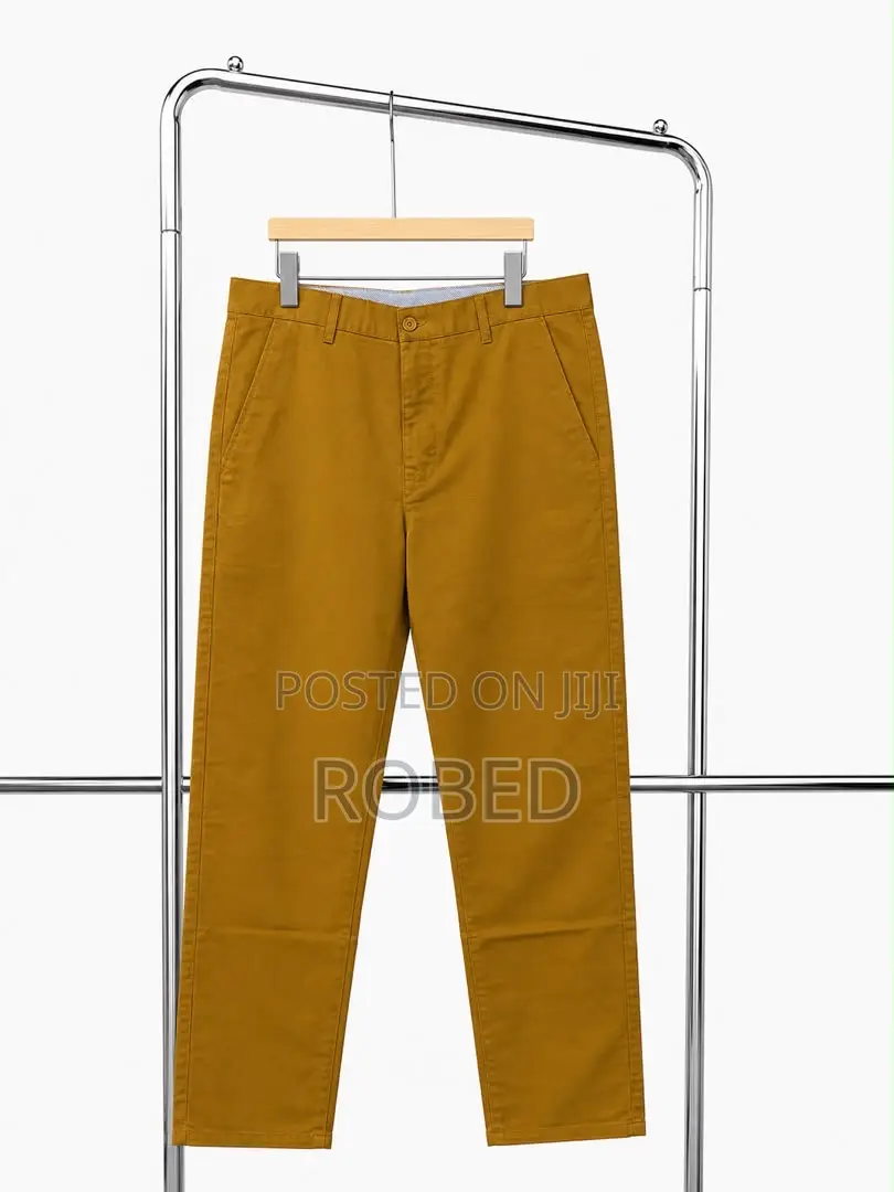 None Stretch Khaki Trousers