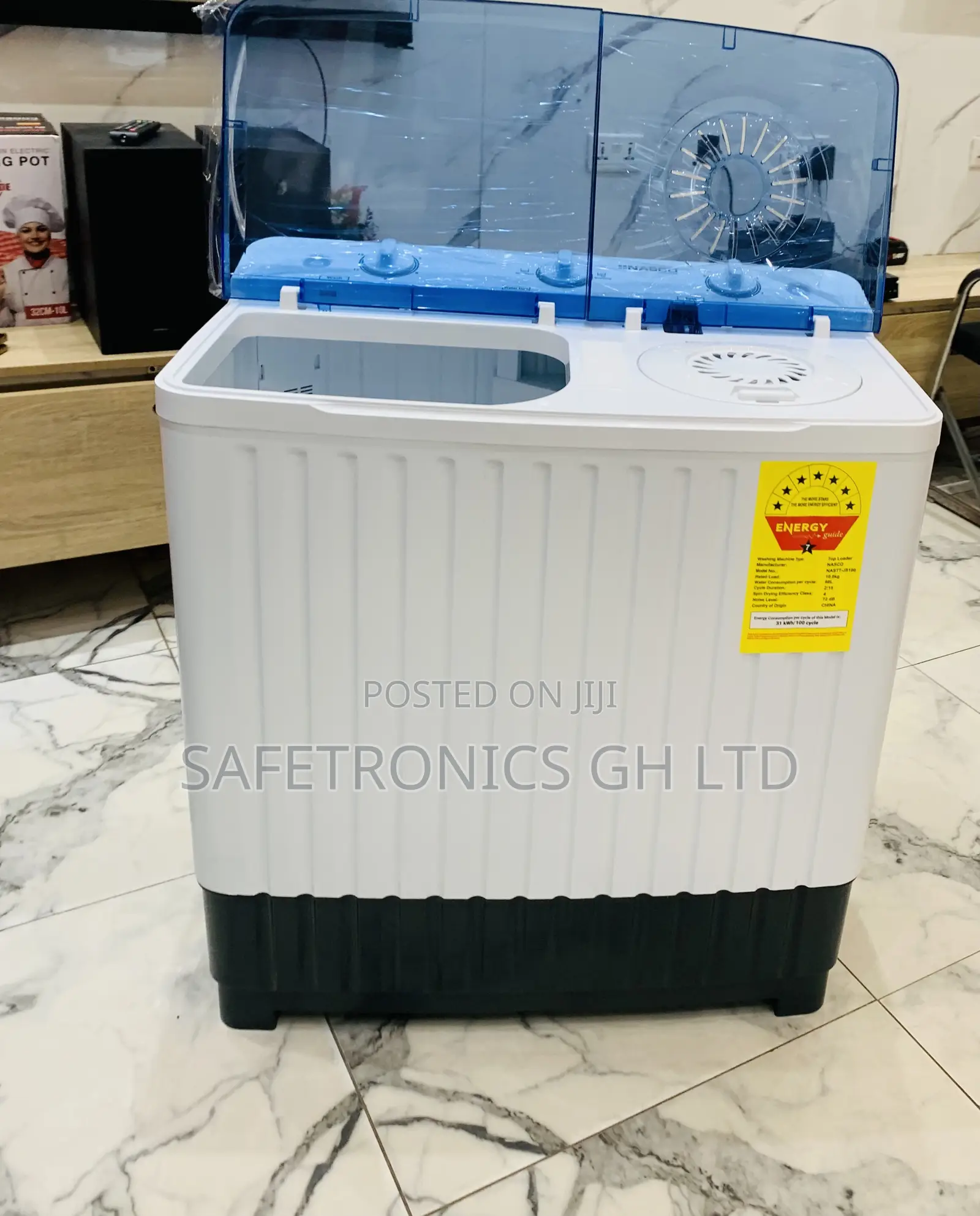 High Efficiency Nasco 11kg Twin Tub Washing Machine (Mta11-Twi)