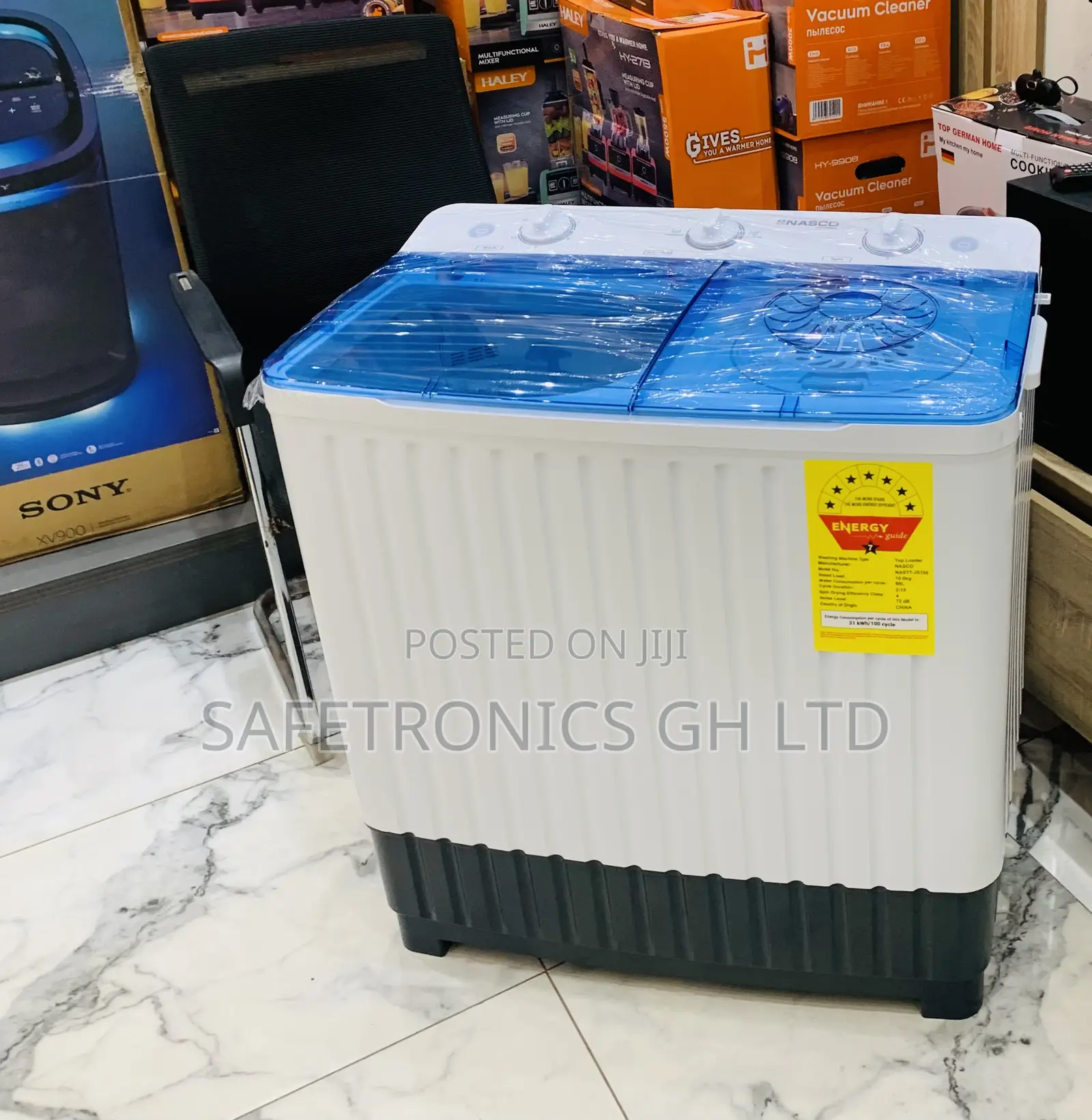 Original Sleek Nasco 11kg Twin Tub Washing Machine (Mta11-Twi)
