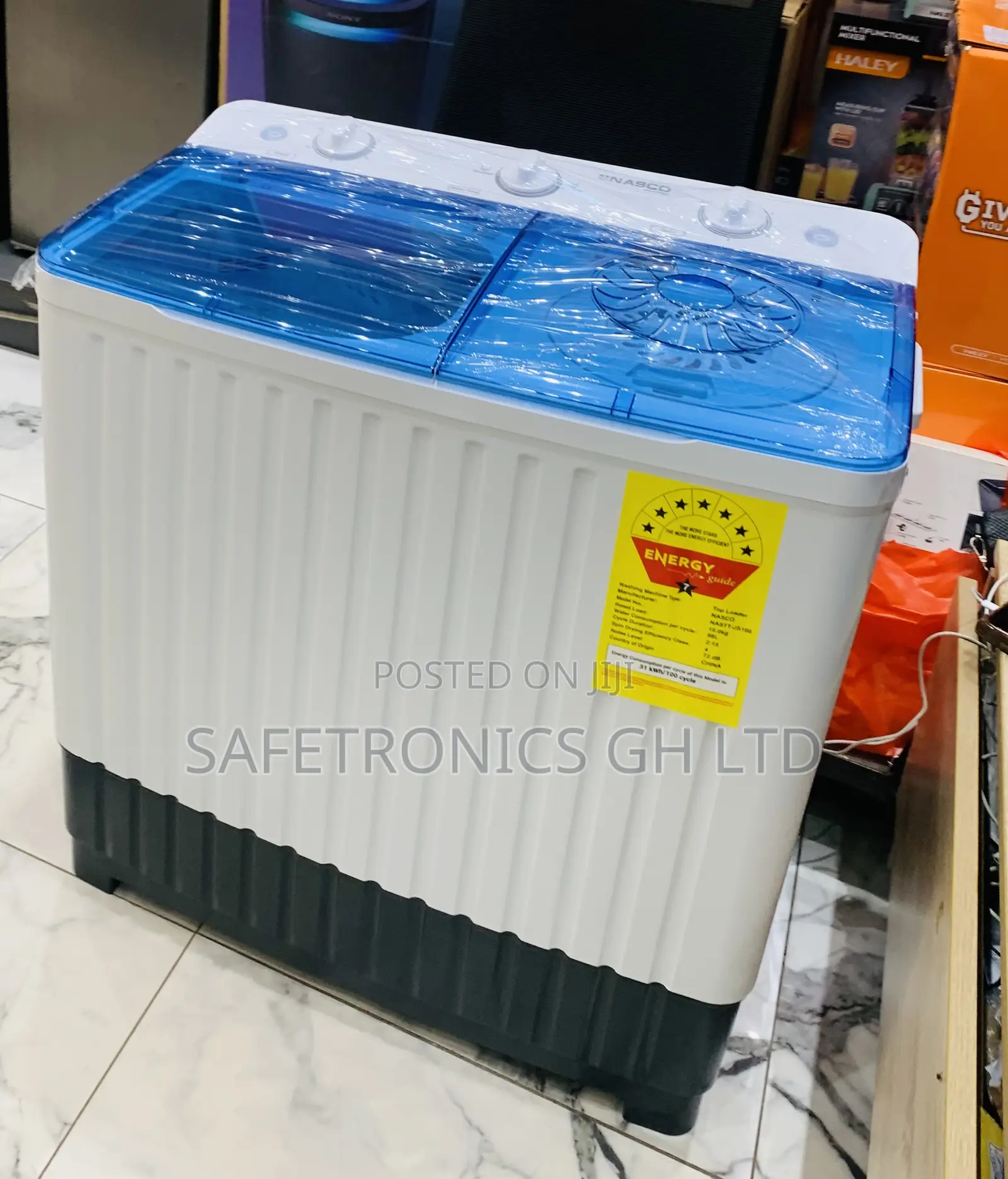 Premium Sleek Nasco 11kg Twin Tub Washing Machine (Mta11-Twi)