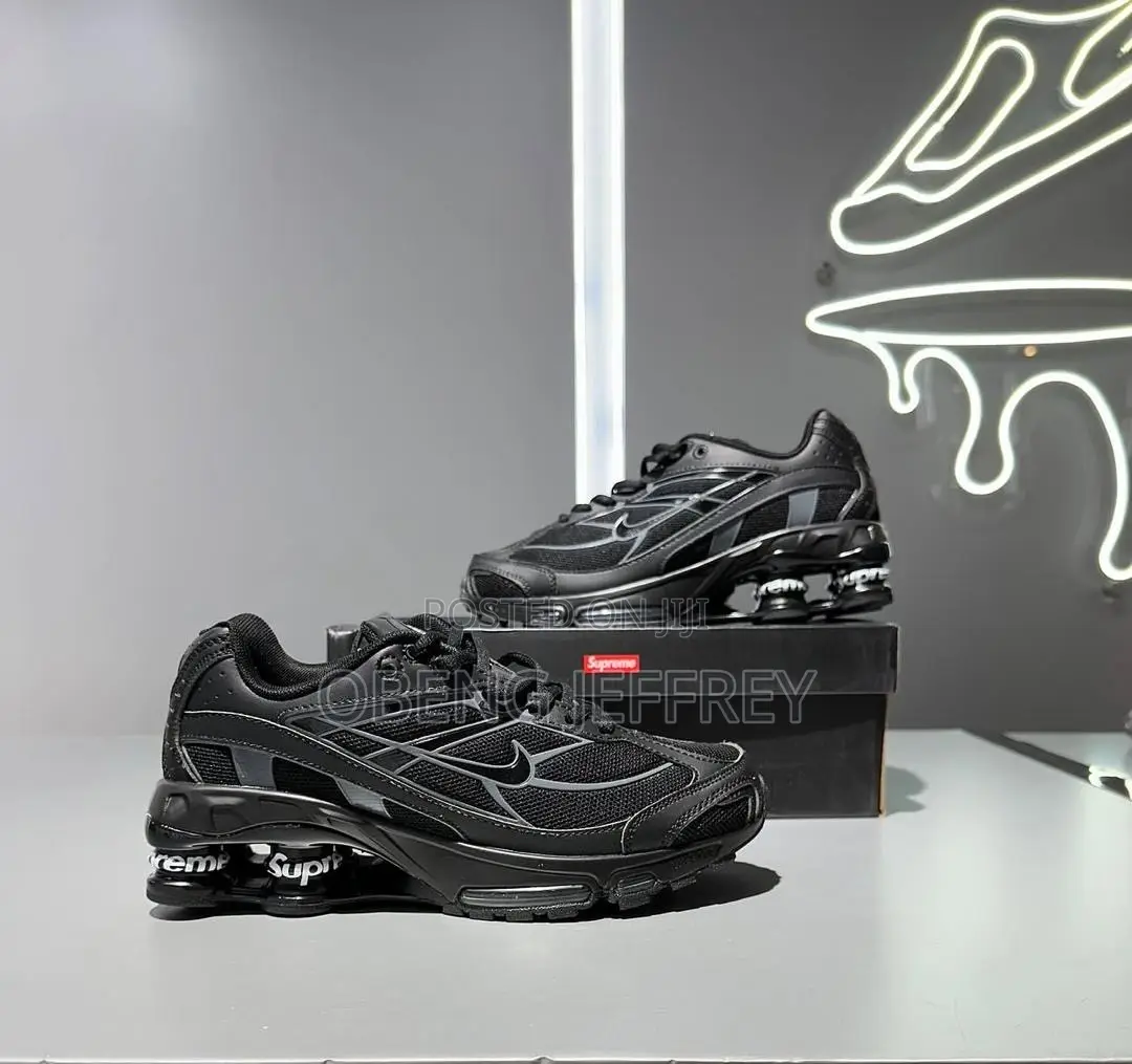 Original Nike Shox Rider Sp Supreme Sleek Black
