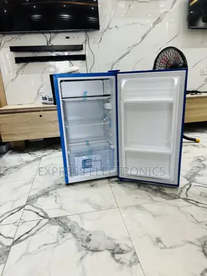 Place Your Table Top Fridge Blue Pearl