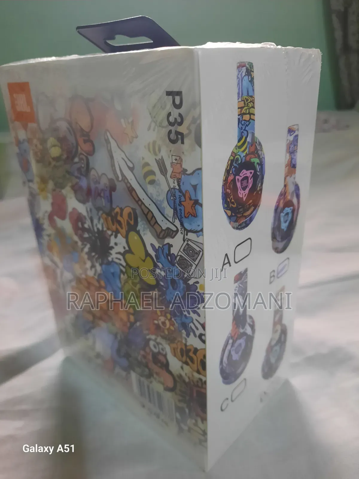 P35 Pure Bass Wireless Headphone-Deep Bass Long Battery