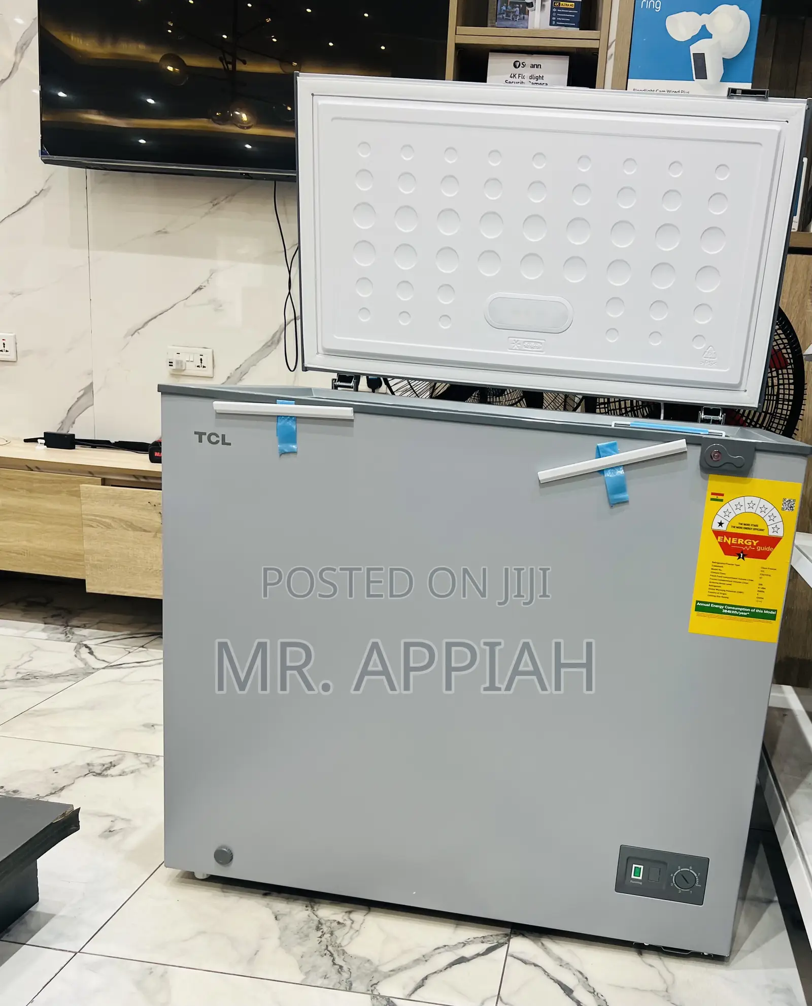 Super Classic TCL Single Door Chest Freezer(Gray)