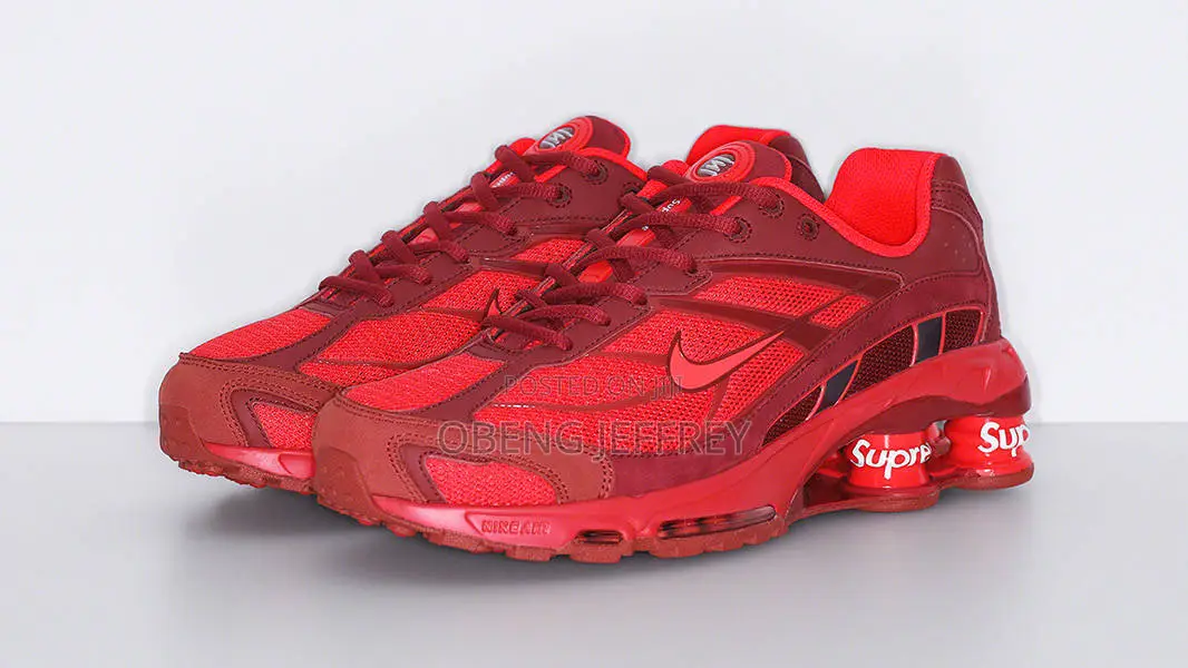 Original Supreme Nike Shox Ride Speed Red