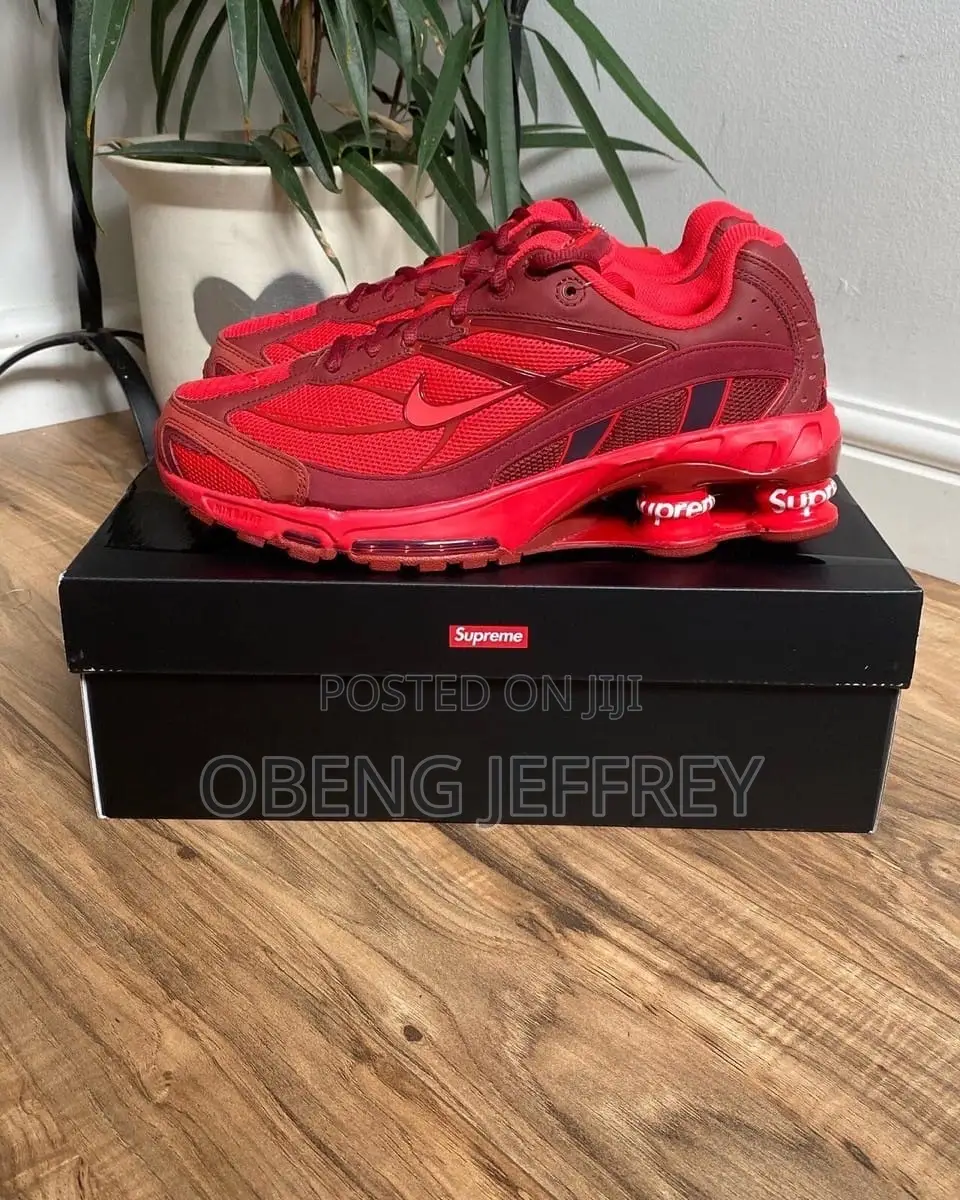 Original Supreme Nike Shox Ride Speed Red
