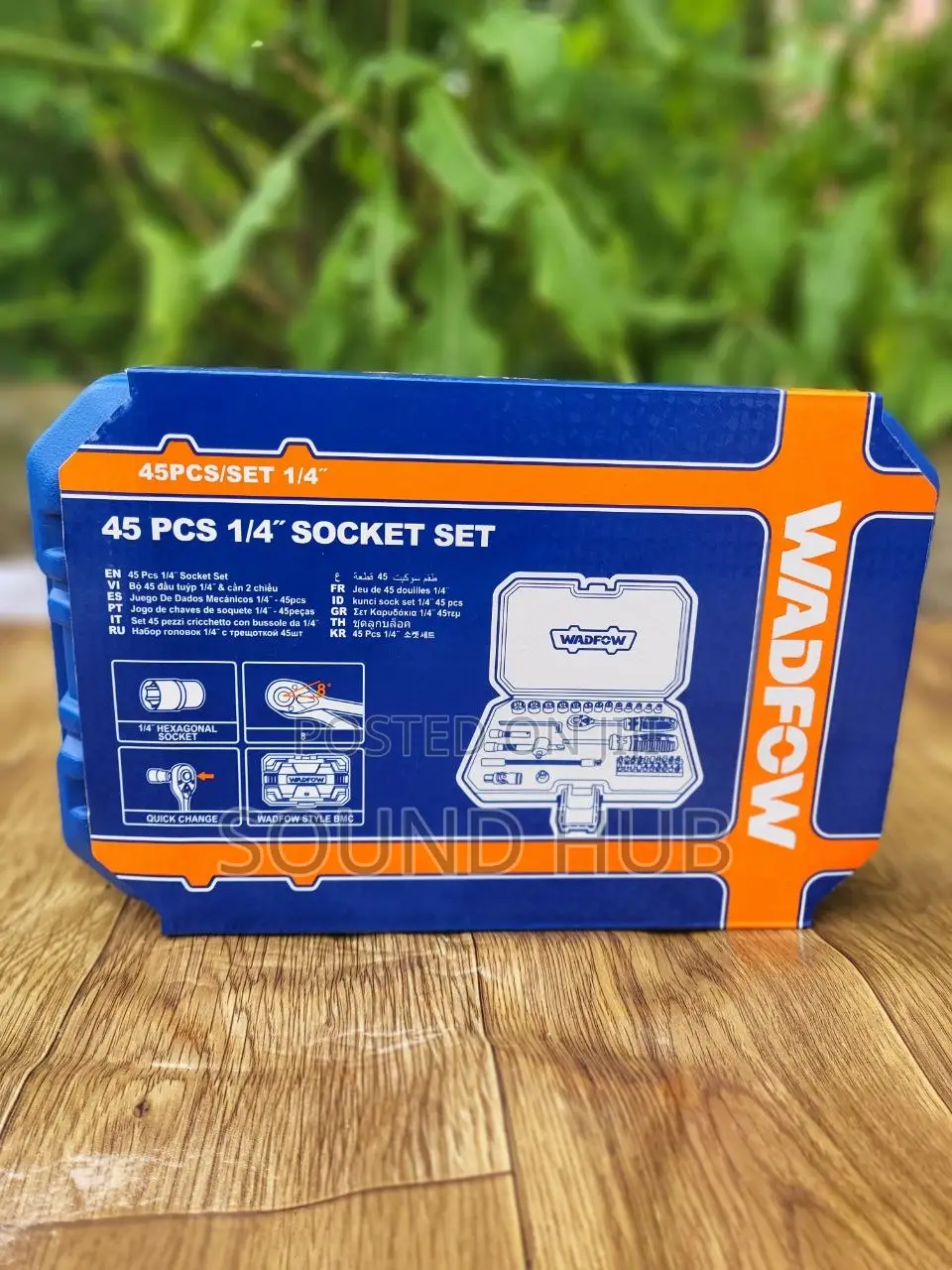 Wadfow 45pcs Socket Set - 1/4"