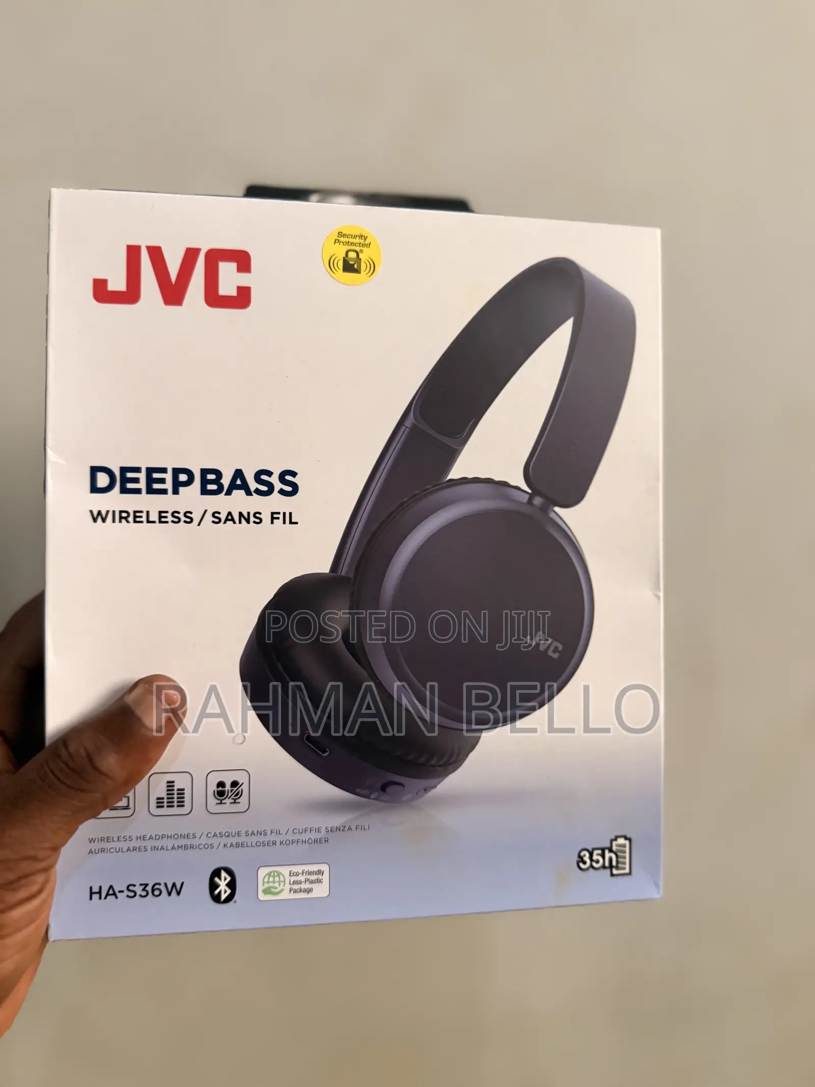 JVC Ha-S36w Deep Bass Wireless Headphones