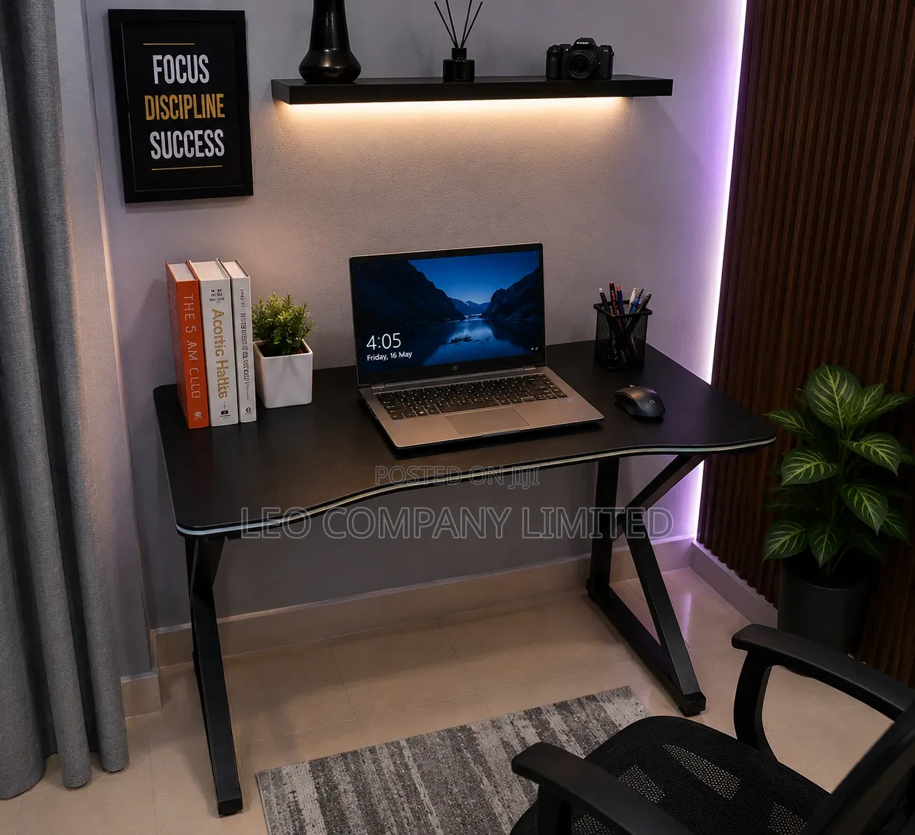 Modern Office/Gaming Desk 100cm – Strong Stylish Computer Table