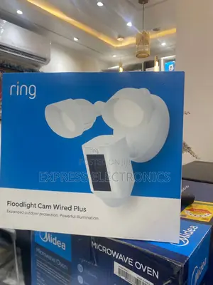 Spectacular Performance Ring Outdoor Flood Light Cam Wired White