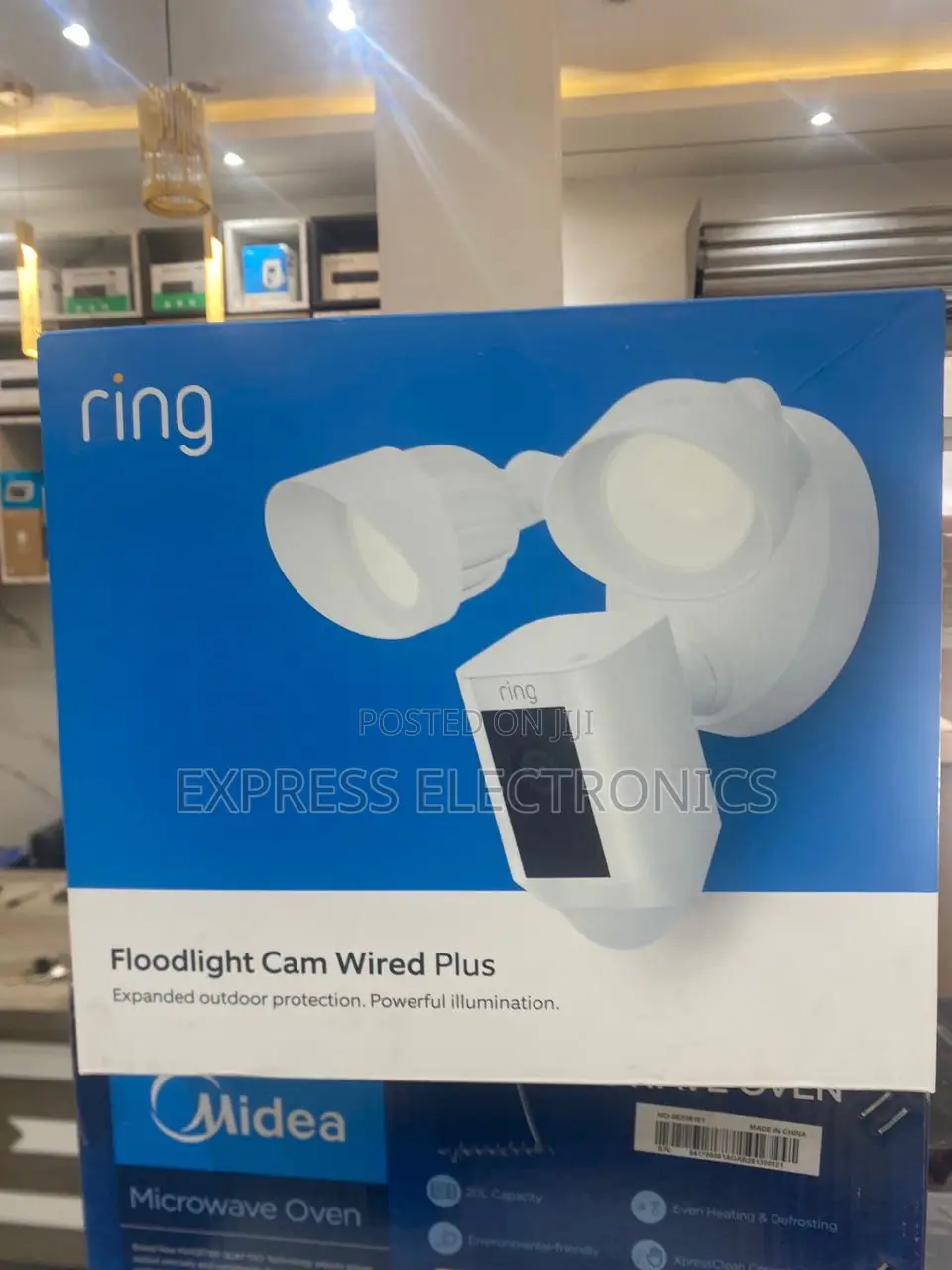 Place Your Order for White Ring Outdoor Flood Light Cam Wired