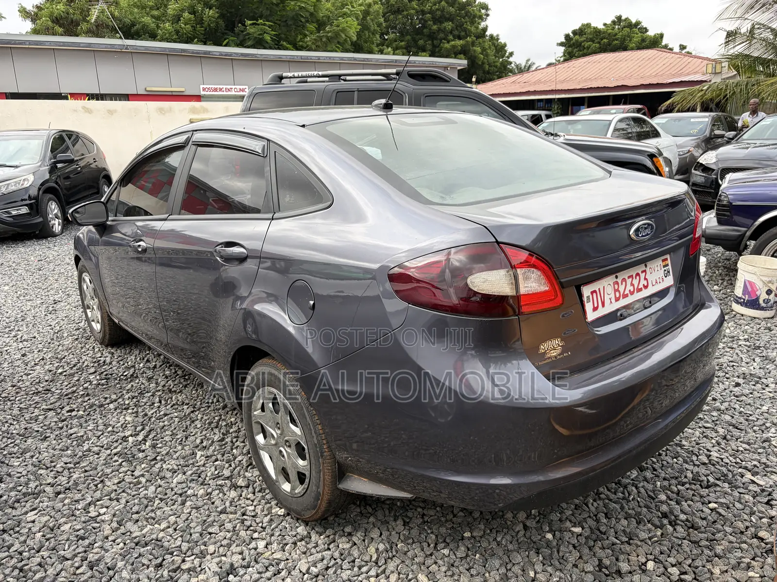 Ford Fiesta S Sedan 2013 Gray