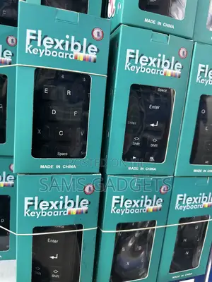 Brand New Flexible Silicone Keyboard - Waterproof Foldable